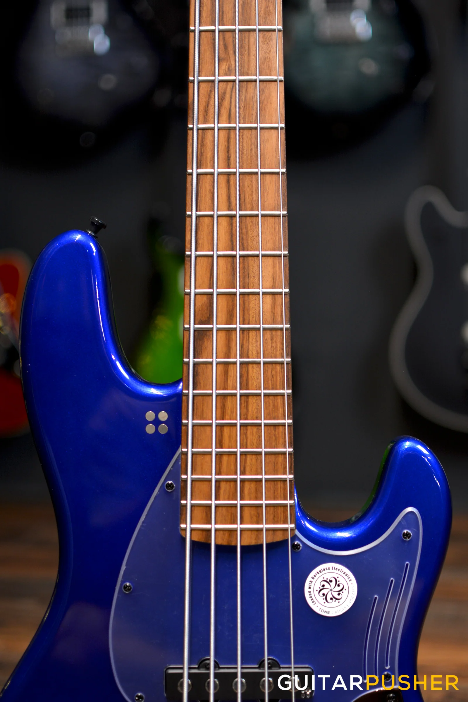 Sandberg California Grand Dark 5-String J-MM Bass - San Remo Blue - Image 6