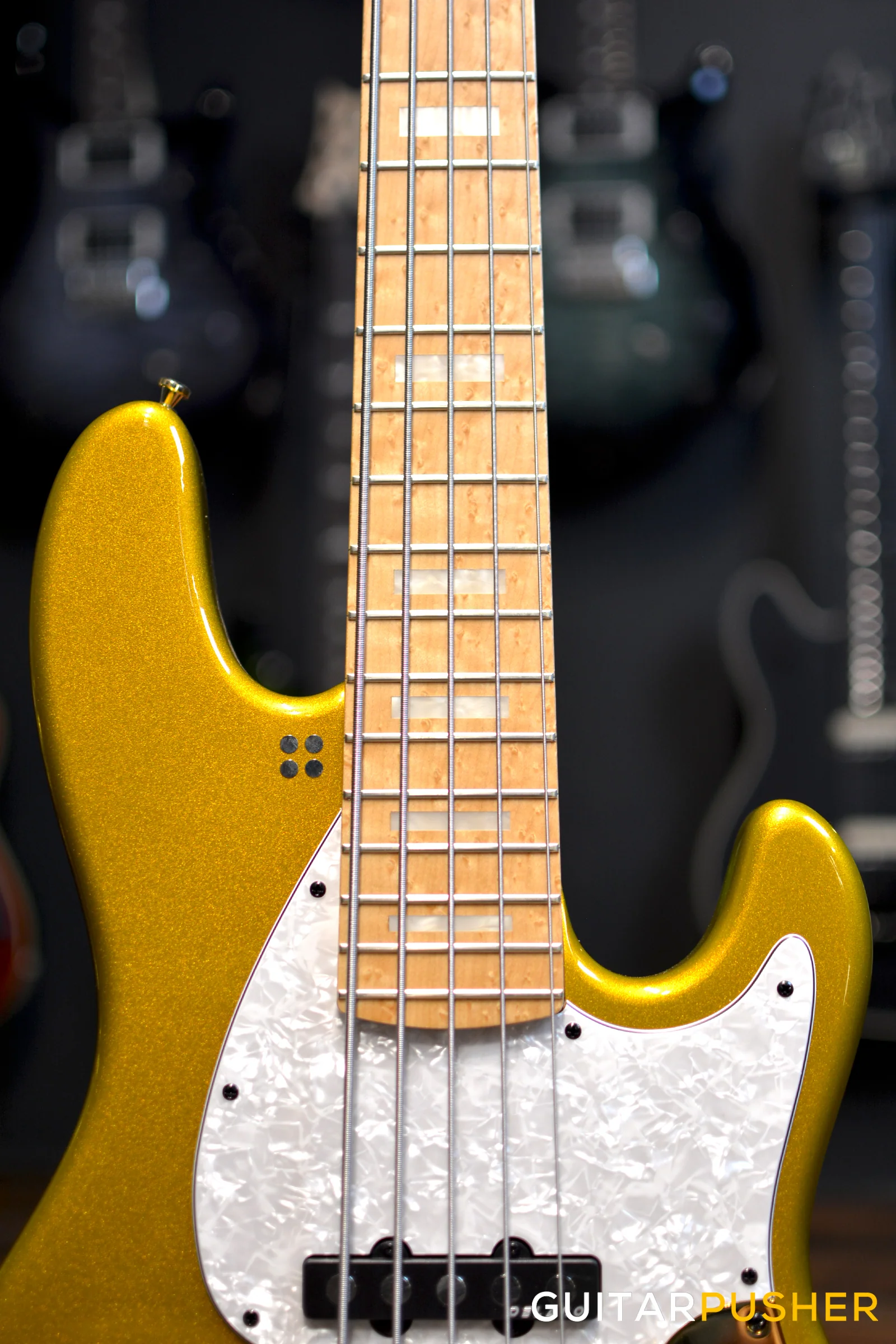 Sandberg California TT5 5-String J Bass - Gold - Image 6
