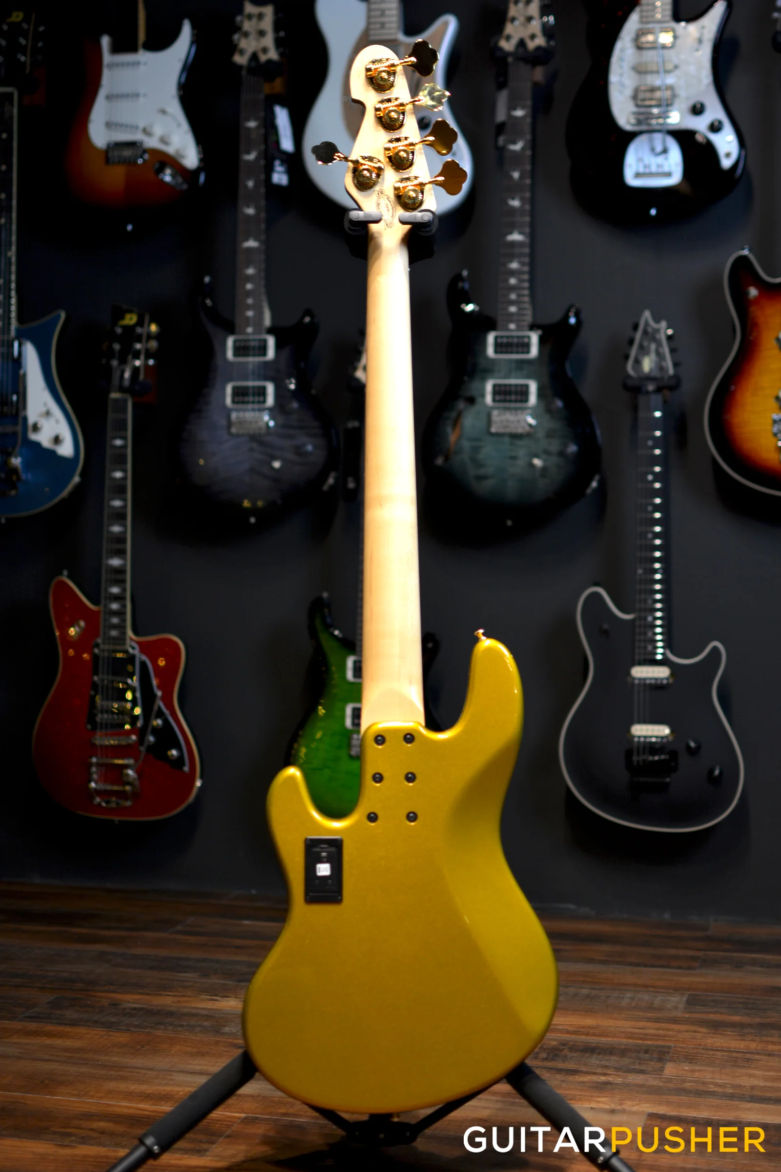 Sandberg California TT5 5-String J Bass - Gold - Image 8