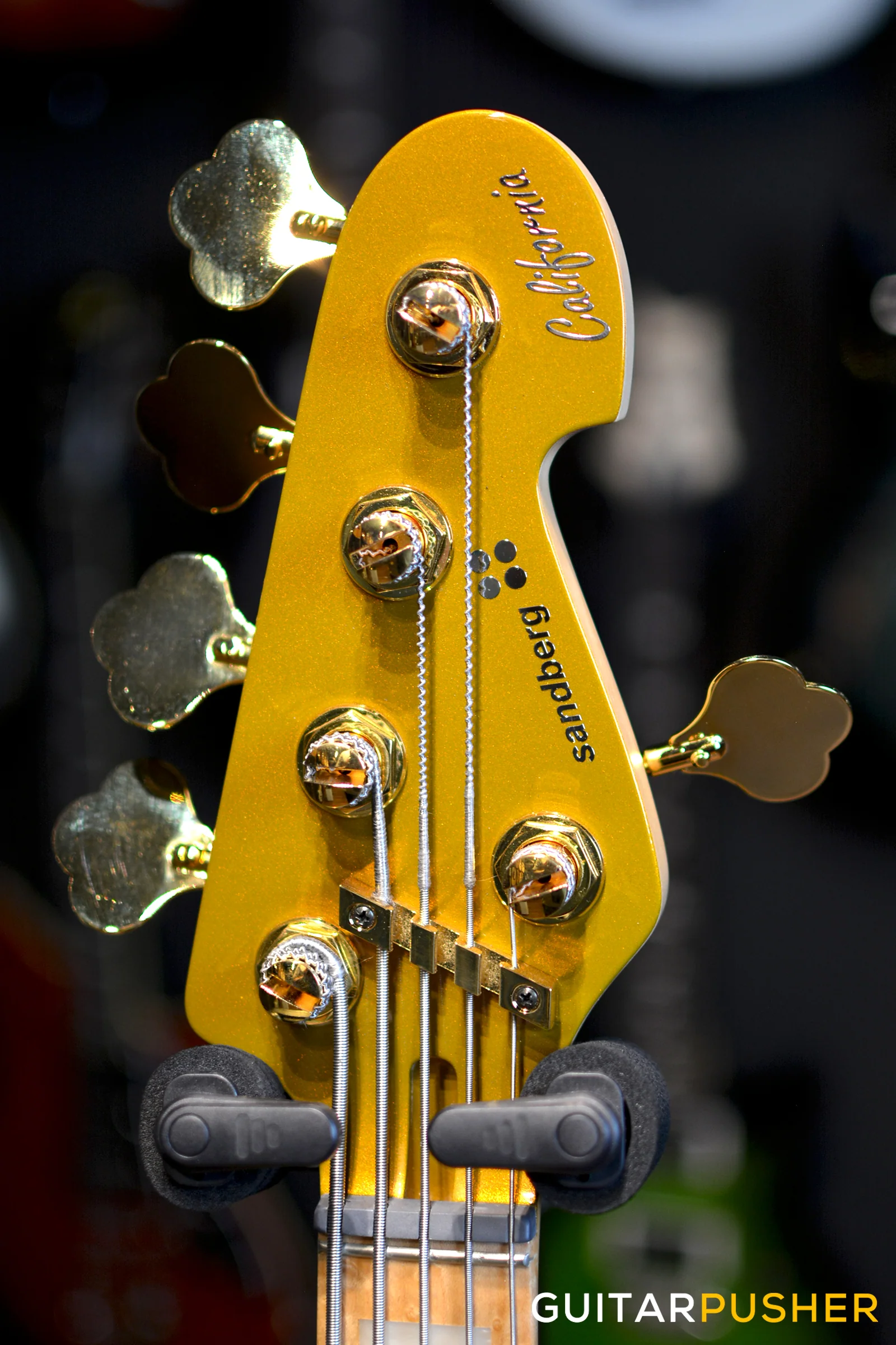 Sandberg California TT5 5-String J Bass - Gold - Image 9