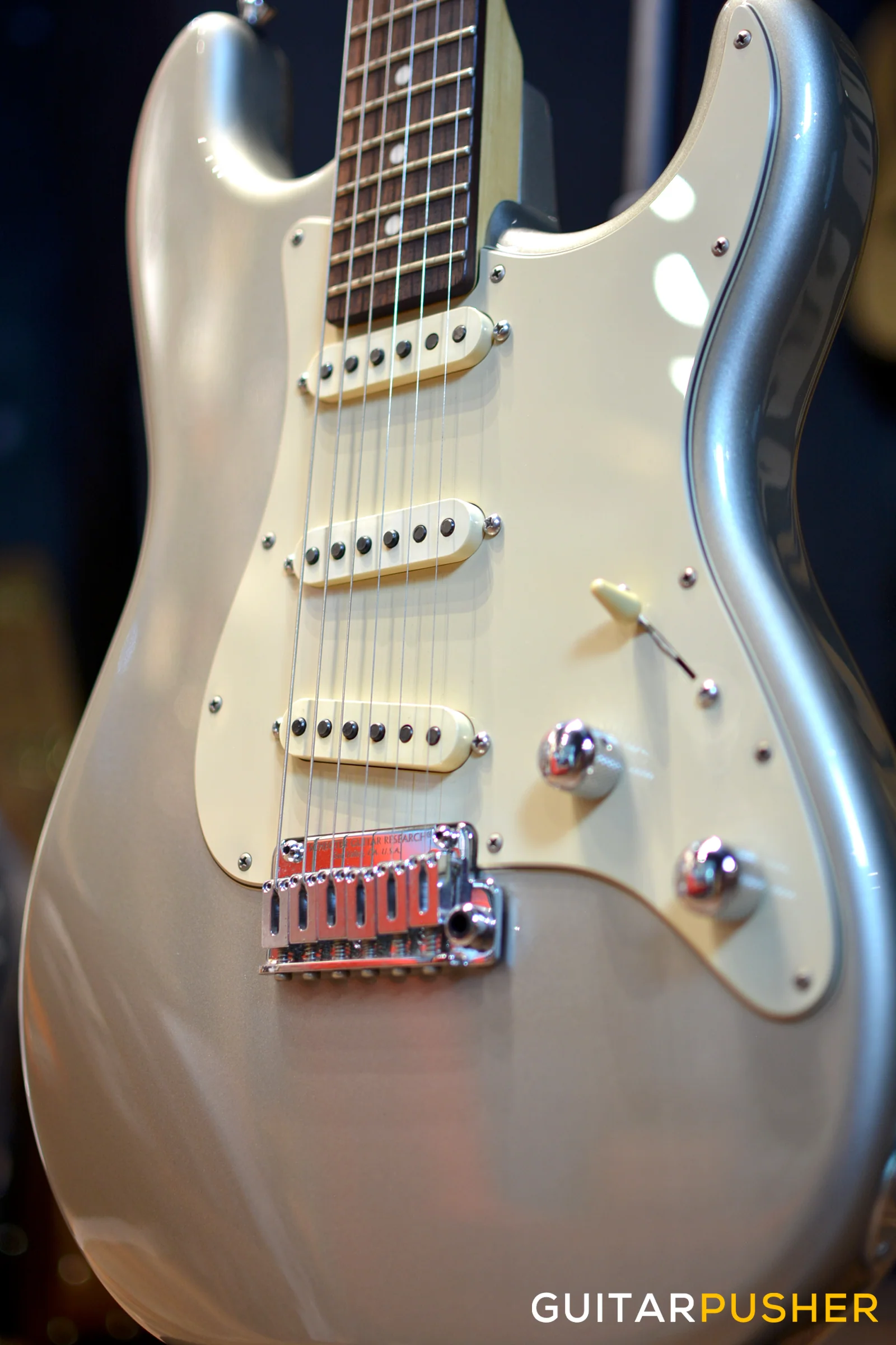 Schecter USA Nick Johnston Signature S-Style Electric Guitar (Atomic Silver) - Image 4