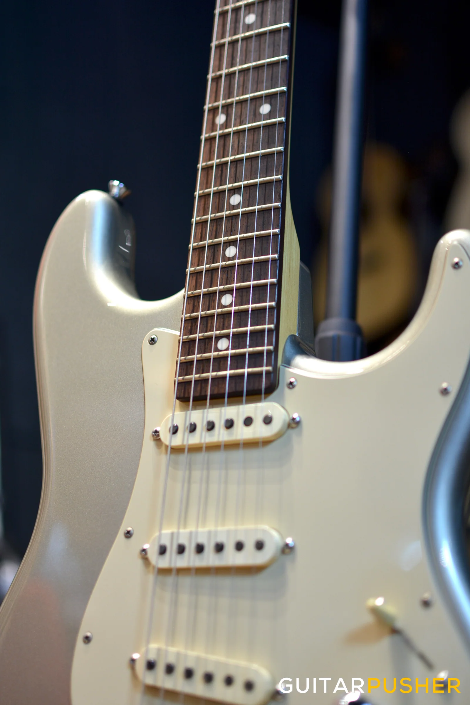 Schecter USA Nick Johnston Signature S-Style Electric Guitar (Atomic Silver) - Image 5