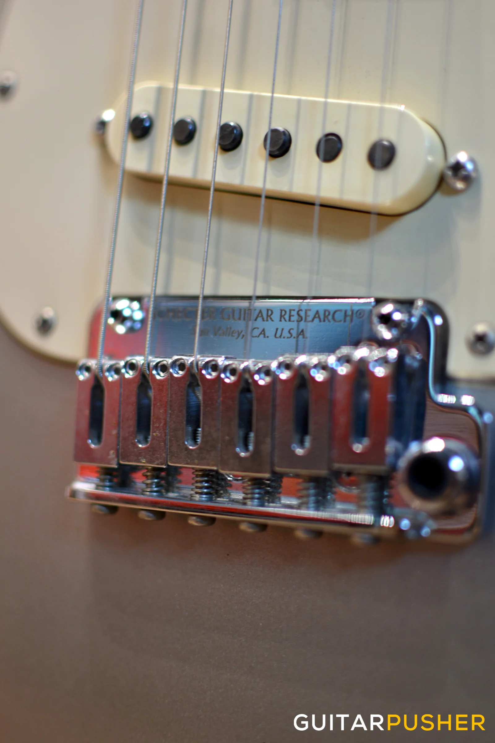 Schecter USA Nick Johnston Signature S-Style Electric Guitar (Atomic Silver) - Image 6