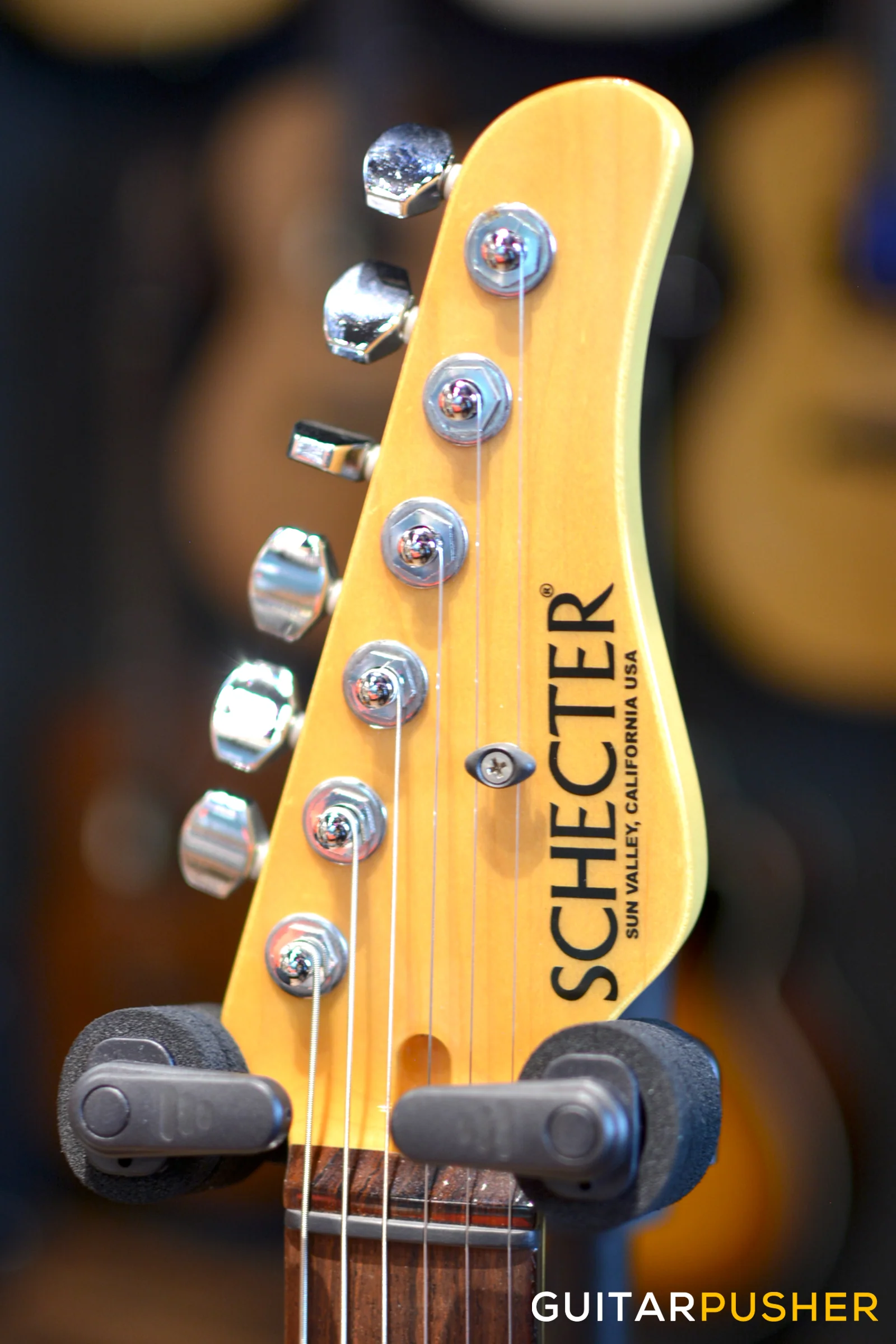 Schecter USA Nick Johnston Signature S-Style Electric Guitar (Atomic Silver) - Image 7