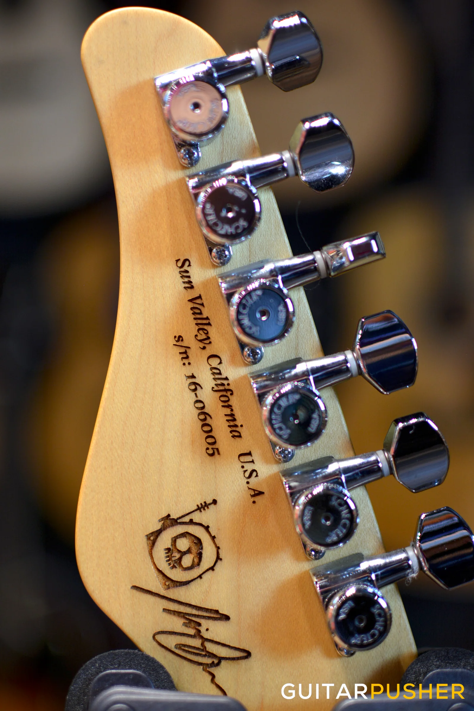 Schecter USA Nick Johnston Signature S-Style Electric Guitar (Atomic Silver) - Image 9
