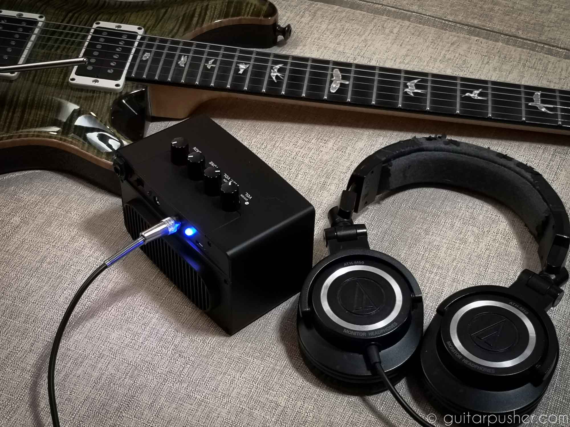 Scuru S1 Rechargeable 2-channel Mini Amp for Electric Guitar - Image 4