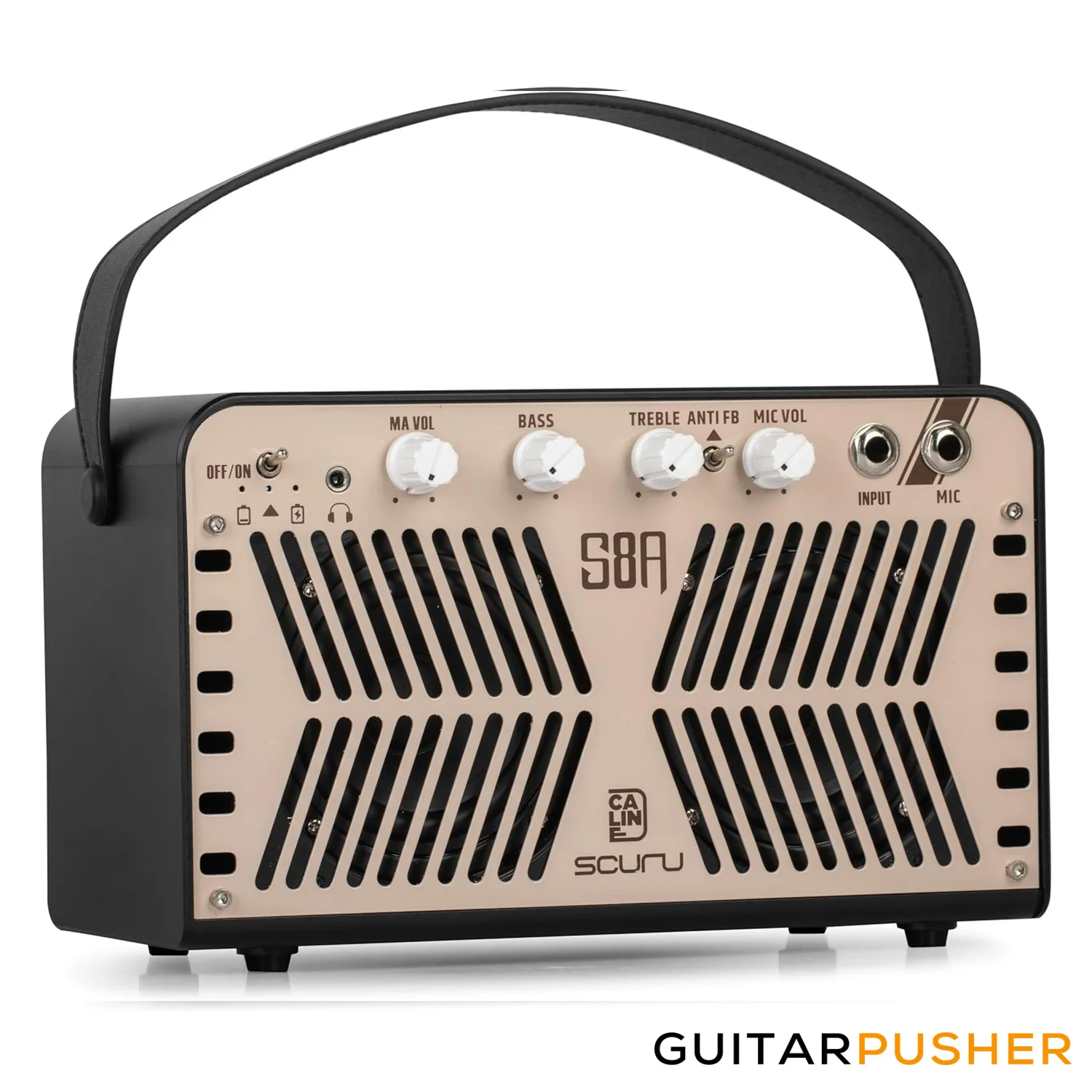 Scuru S8-A Acoustic Guitar 20W Practice Amplifier - Image 3