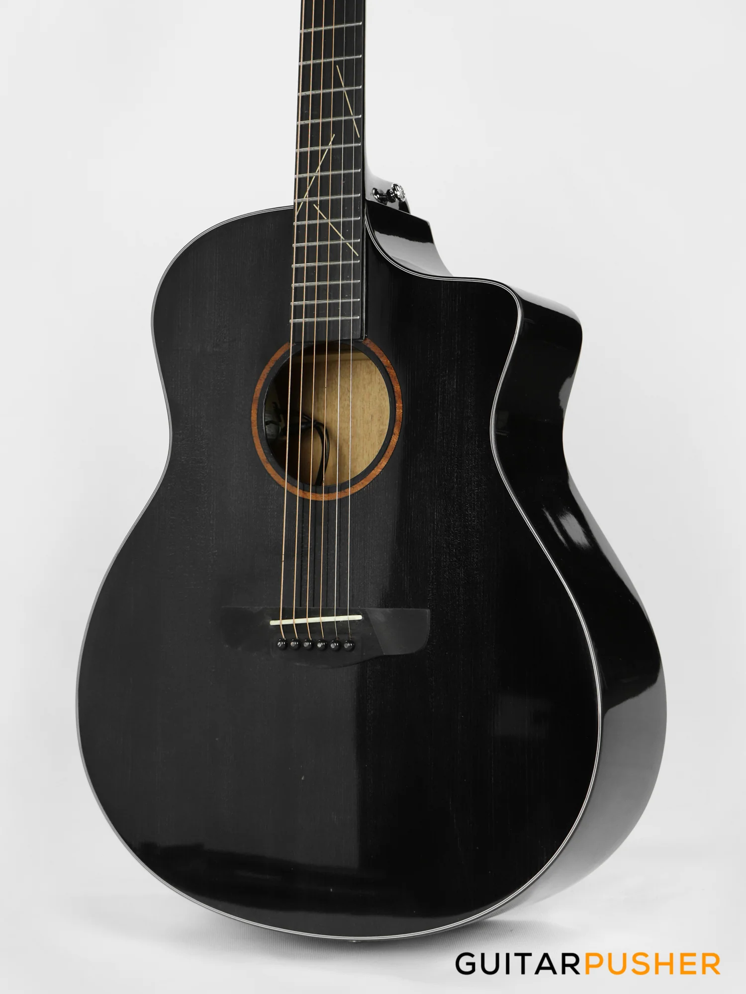 Sevillana 2101 All-Solid Acoustic-Electric Guitar - Black - Image 5