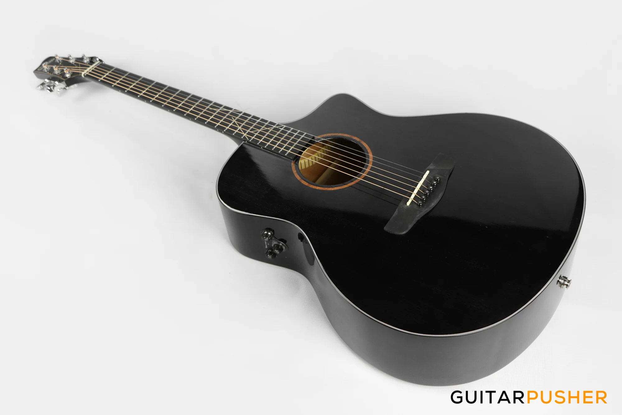 Sevillana 2101 All-Solid Acoustic-Electric Guitar - Black - Image 6