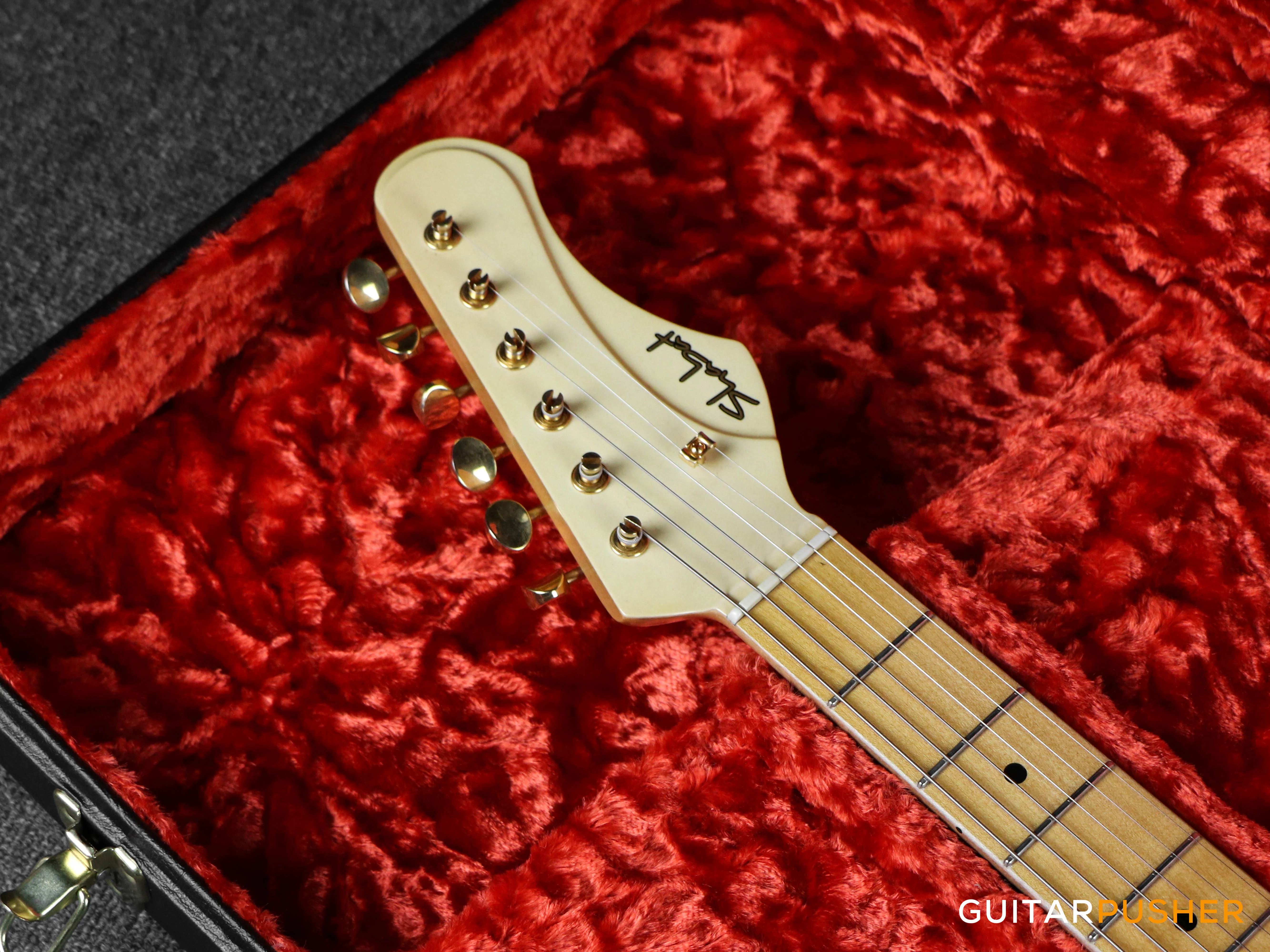 Shabat Lynx DZ Dweezil Zappa Signature Electric Guitar - White - Image 9