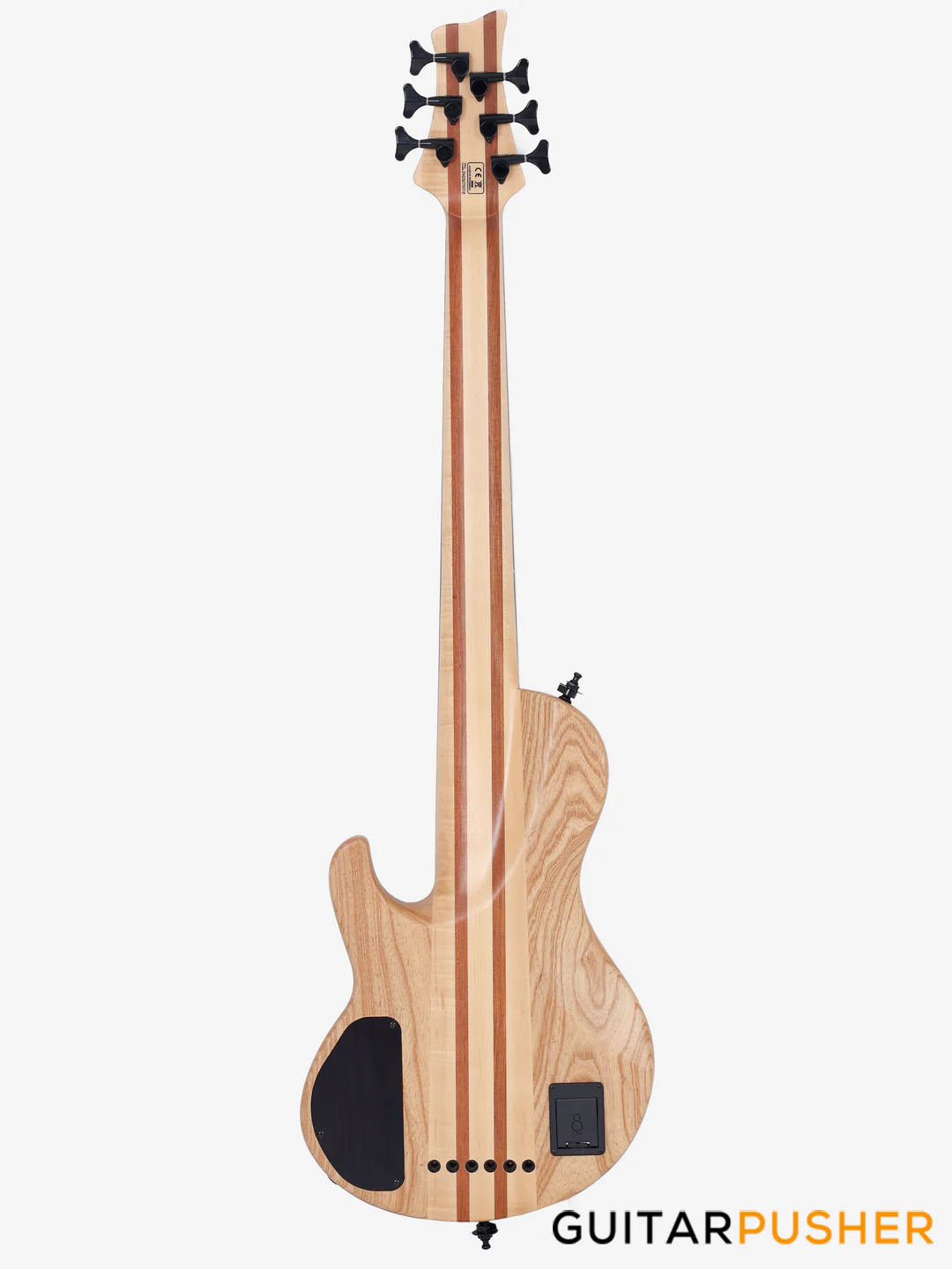 Sire F10 Swamp Ash 6-String Singlecut Bass with Hard Case - Natural Satin (2024) - Image 3