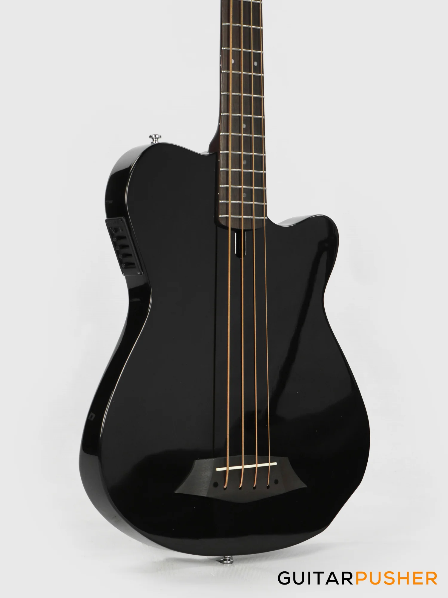 Sire GB5 4-String Acoustic-Electric Bass - Black (2024) - Image 4
