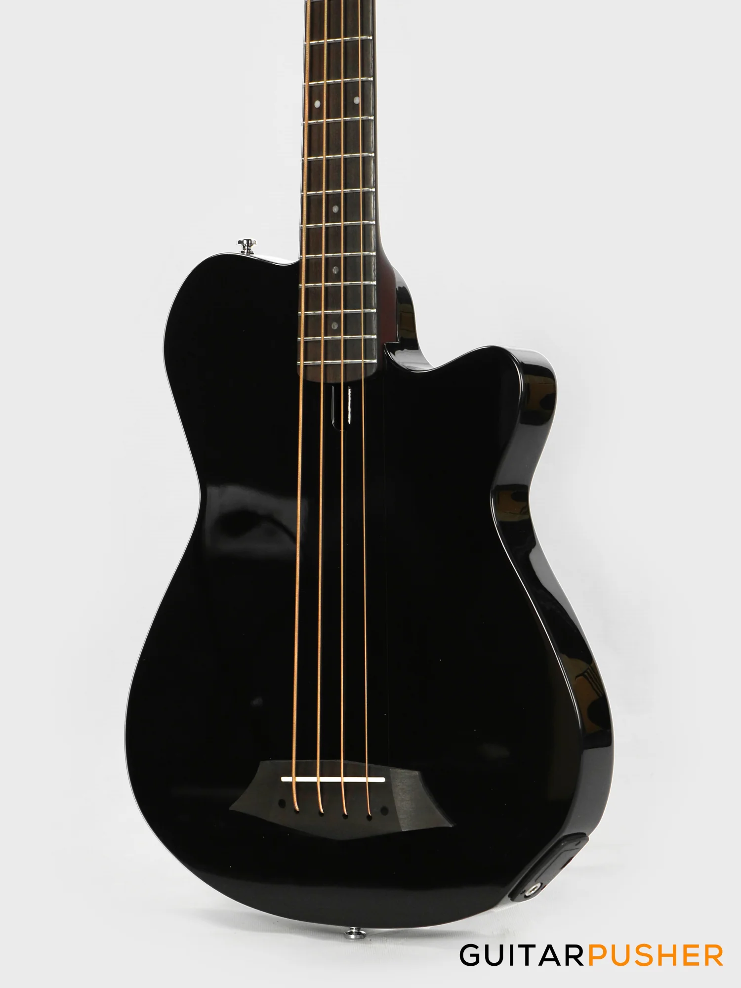 Sire GB5 4-String Acoustic-Electric Bass - Black (2024) - Image 8