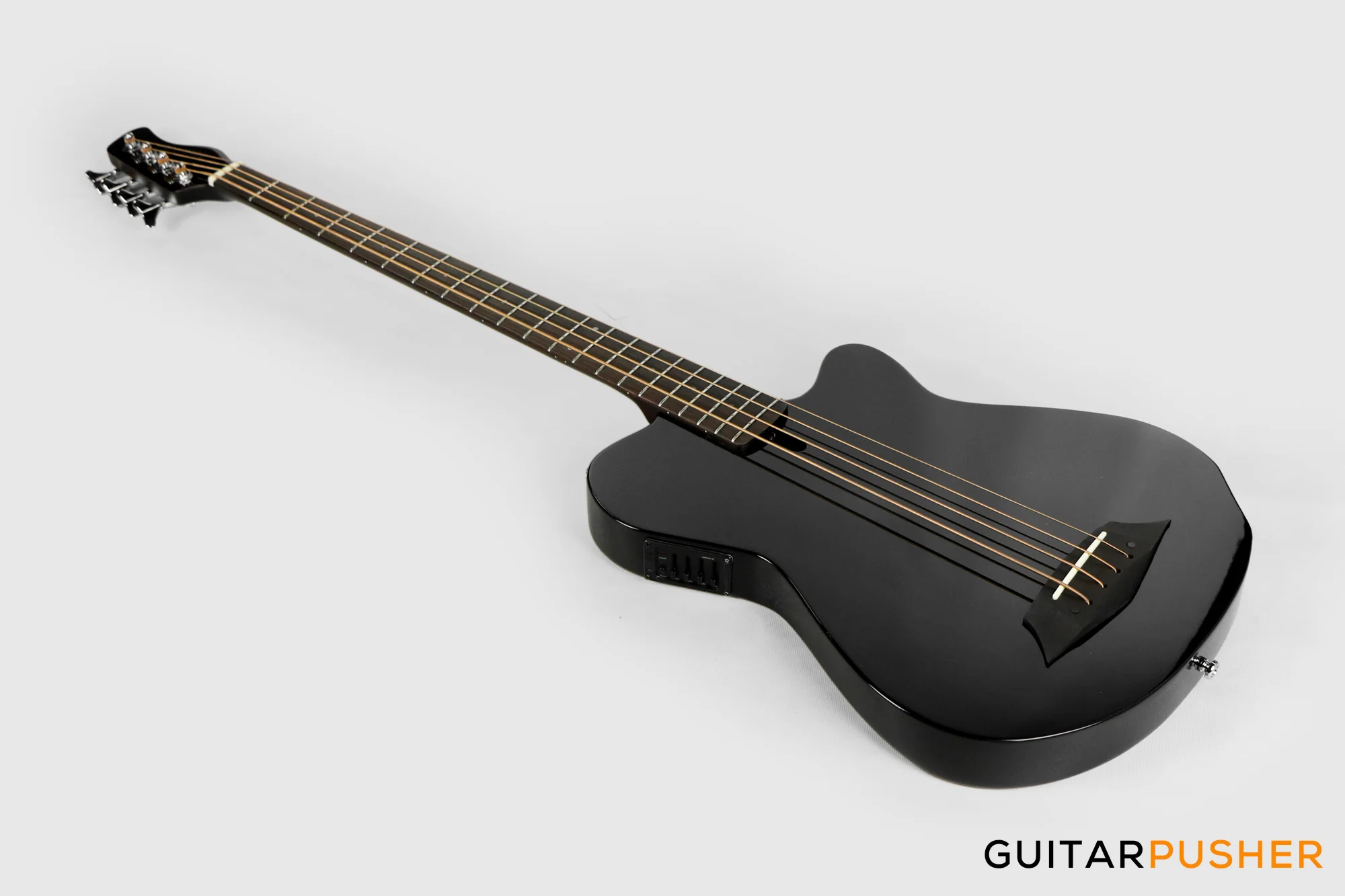 Sire GB5 4-String Acoustic-Electric Bass - Black (2024) - Image 9