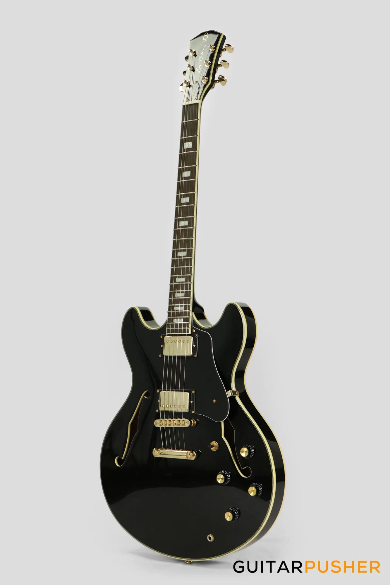 Sire H7 Maple Hollowbody Electric Guitar - Black (2023) - Image 7