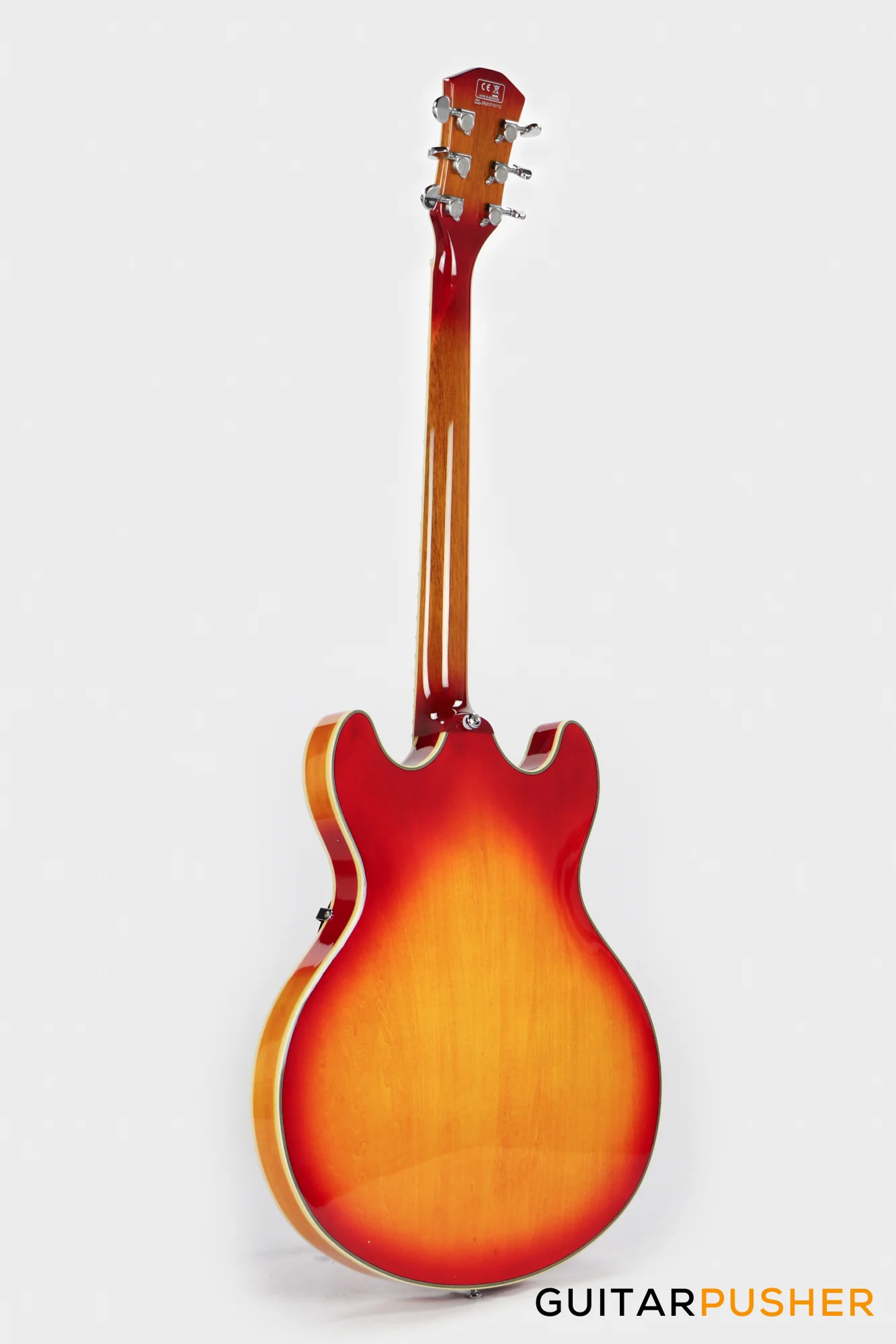 Sire H7 Maple Hollowbody Electric Guitar - Cherry Sunburst (2023) - Image 6