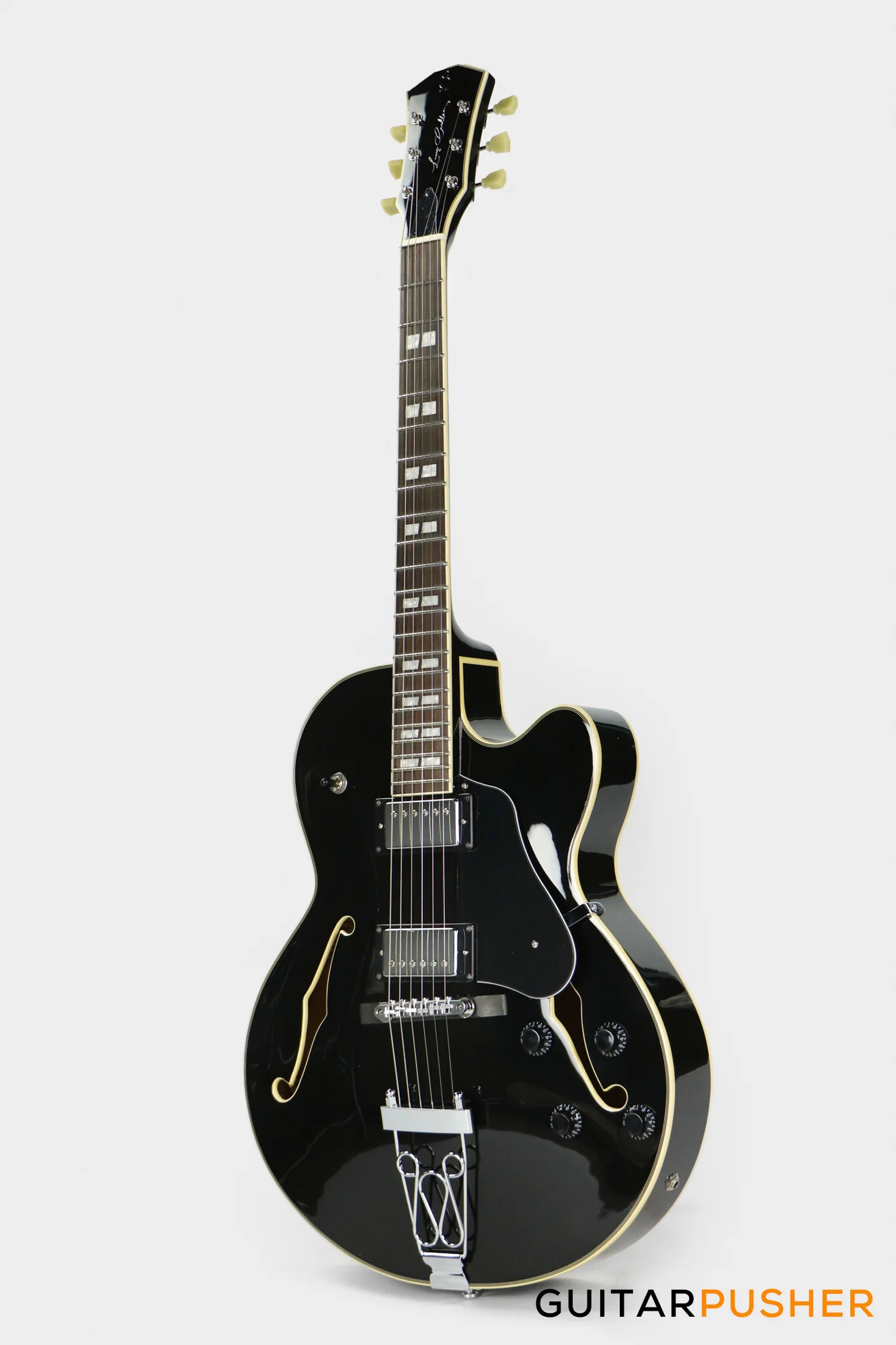 Sire H7F Maple Hollowbody Electric Guitar - Black (2024) - Image 8