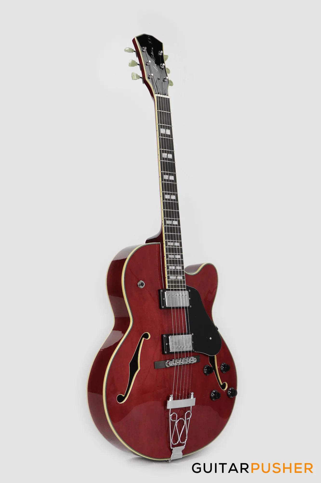 Sire H7F Maple Hollowbody Electric Guitar - See Through Red (2024) - Image 3