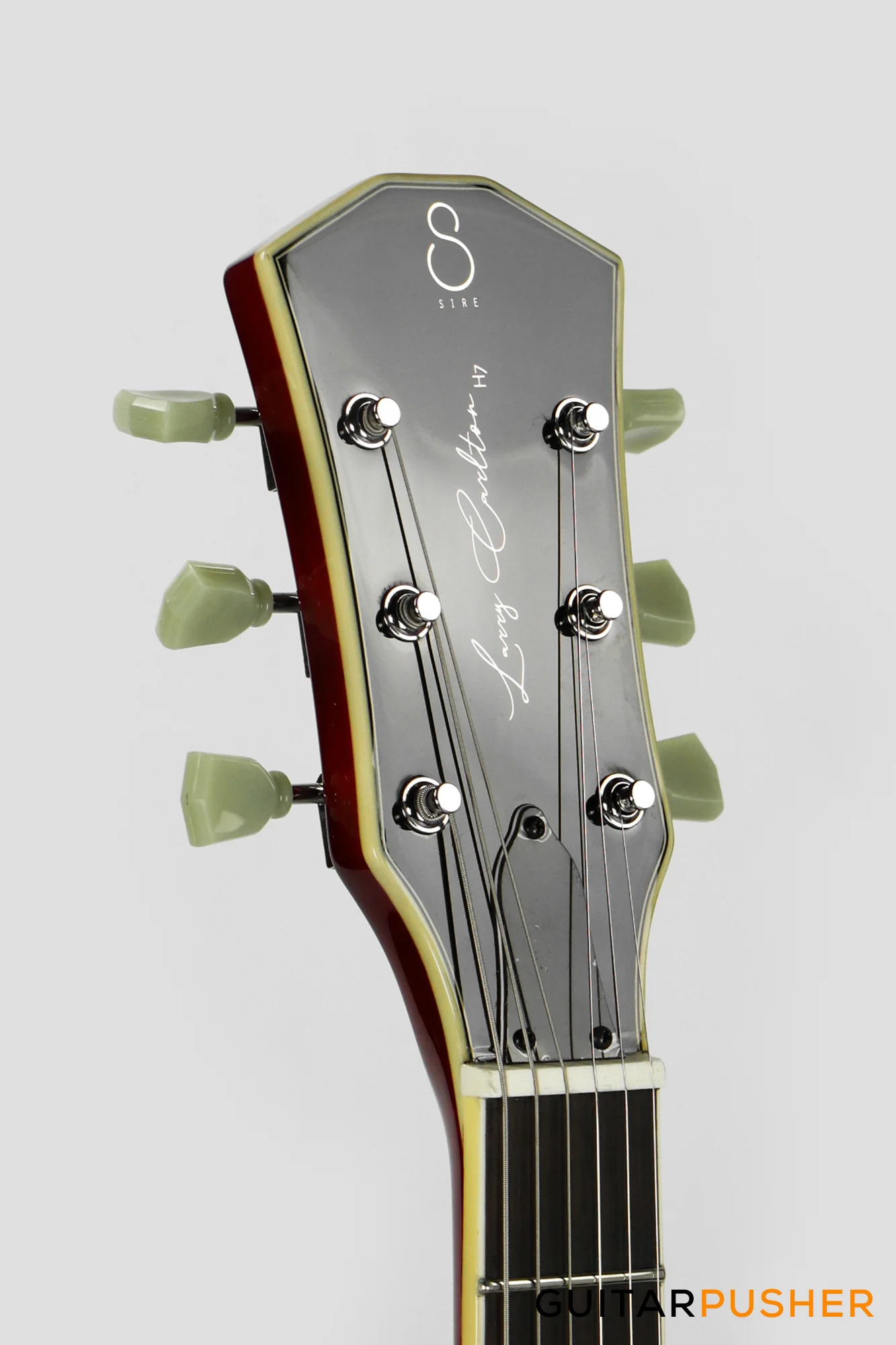 Sire H7F Maple Hollowbody Electric Guitar - See Through Red (2024) - Image 5