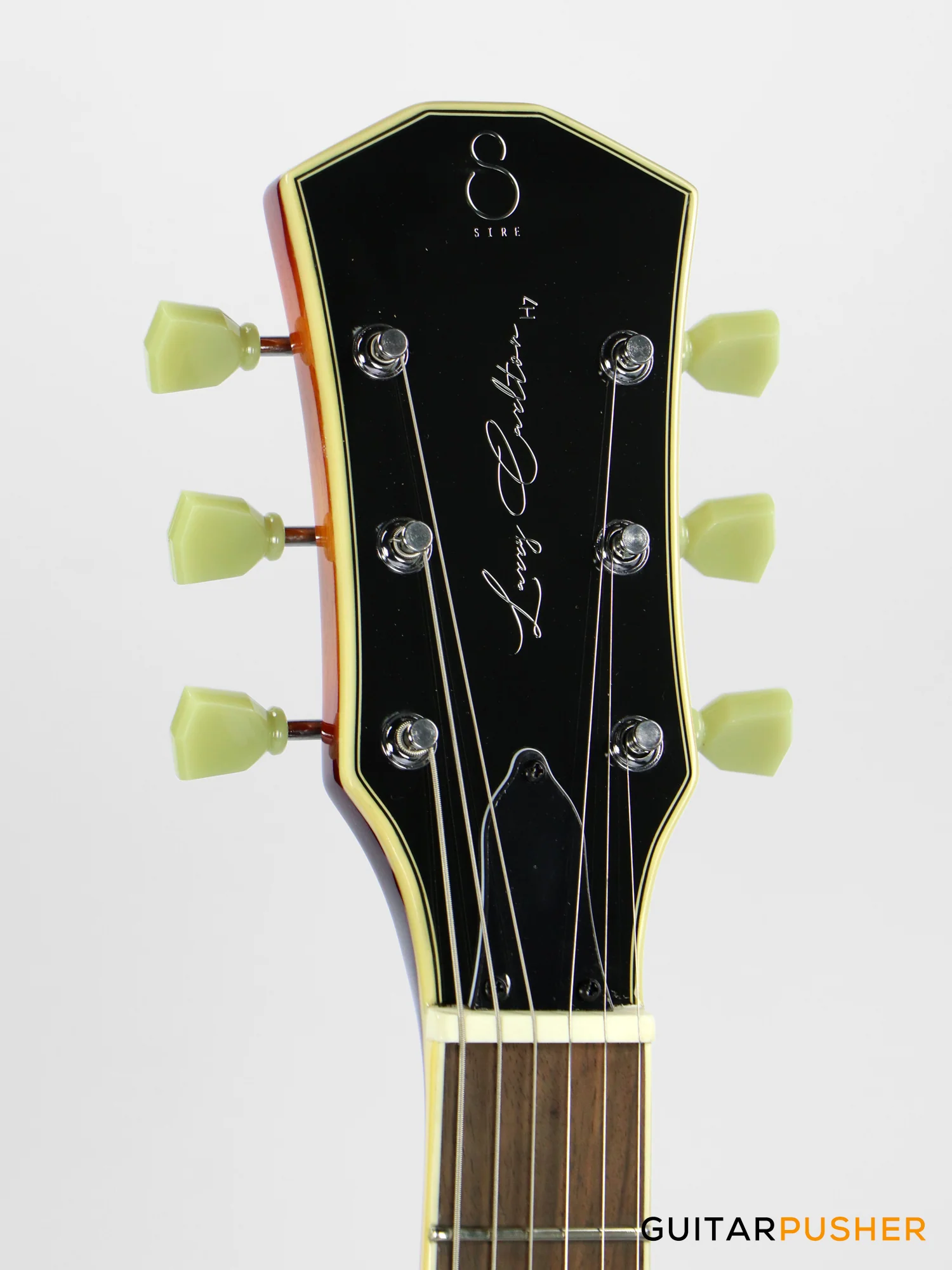 Sire H7F Maple Hollowbody Electric Guitar - Tobacco Burst (2024) - Image 5