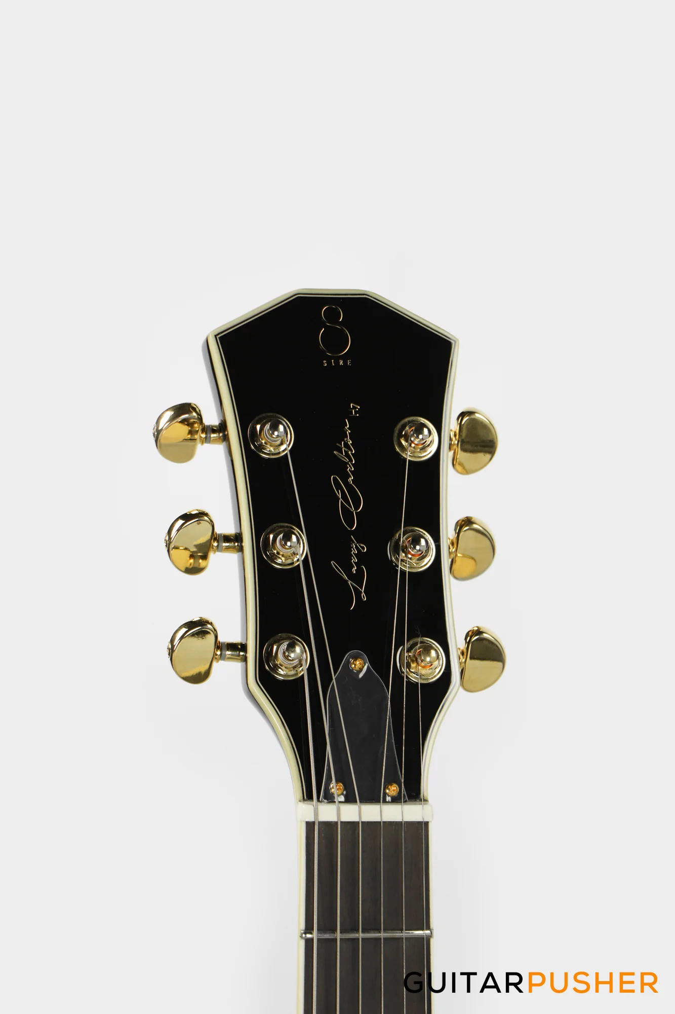Sire H7T Maple Hollowbody Electric Guitar - Black (2024) - Image 5