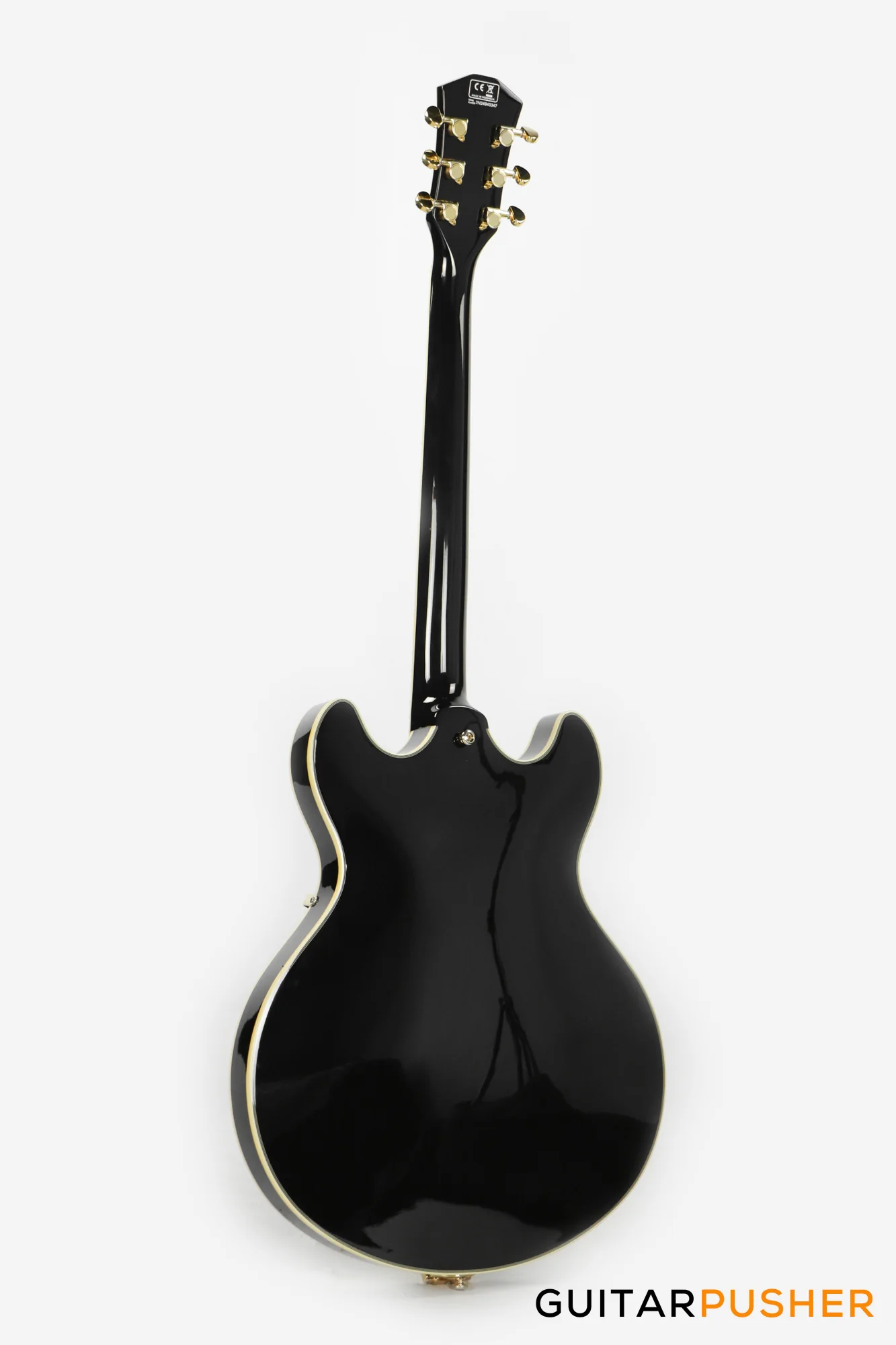 Sire H7T Maple Hollowbody Electric Guitar - Black (2024) - Image 6