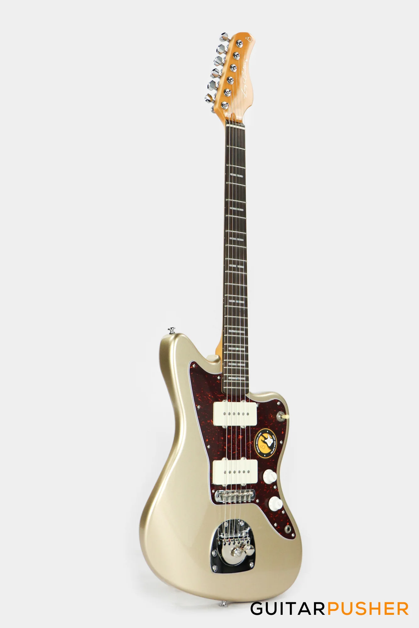 Sire J5 Alder Offset Electric Guitar - Champagne Gold Metallic (2024) - Image 4