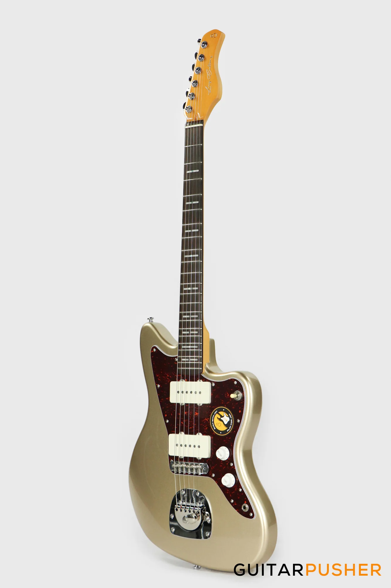 Sire J5 Alder Offset Electric Guitar - Champagne Gold Metallic (2024) - Image 8