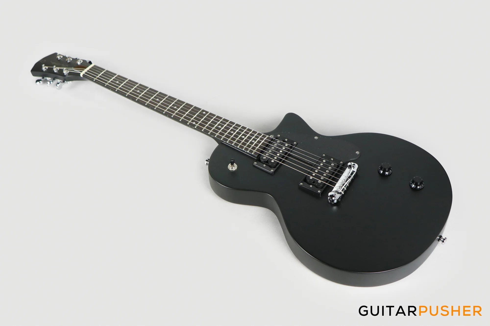 Sire L3 HH Singlecut Jr. Electric Guitar - Black Satin (2024) - Image 10