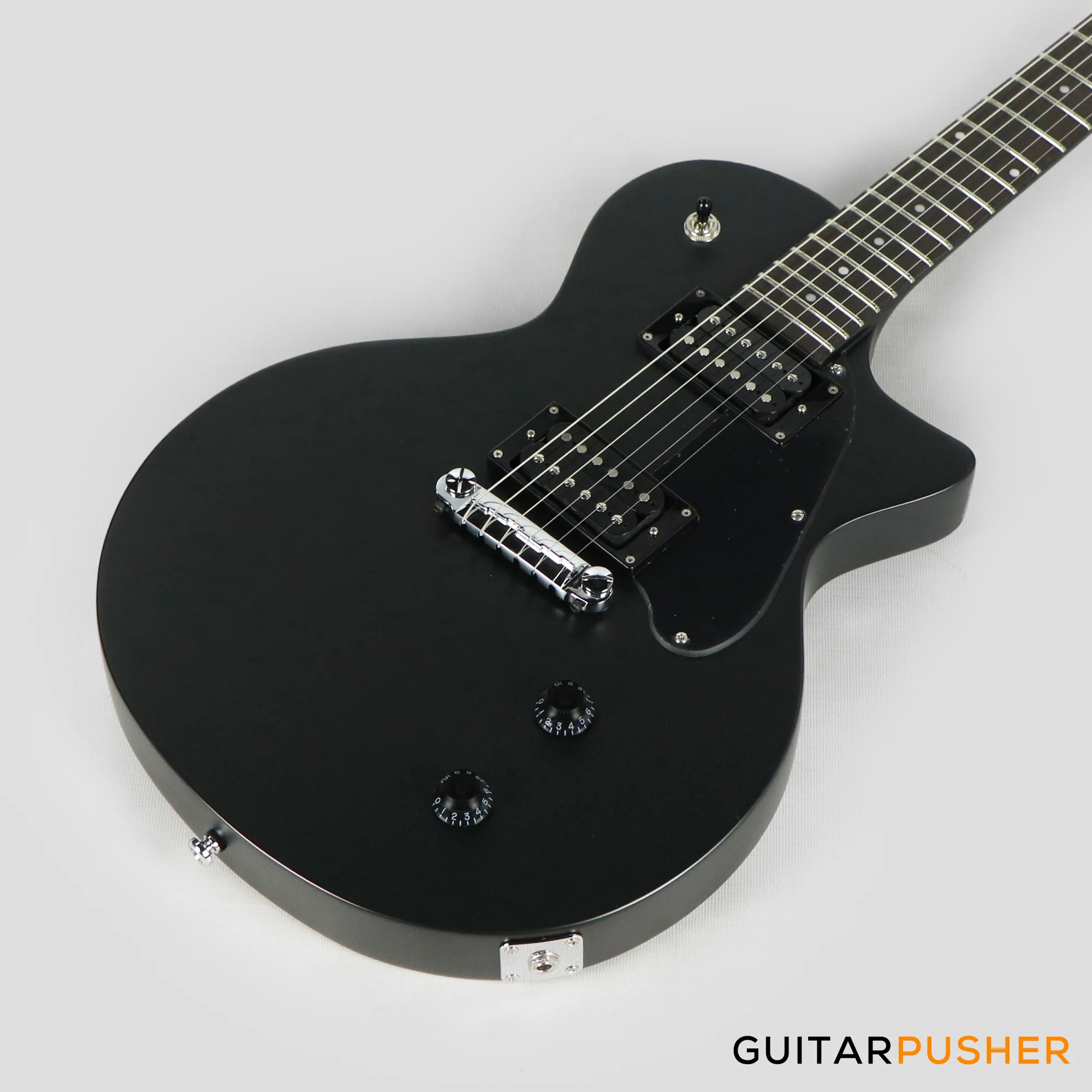 Sire L3 HH Singlecut Jr. Electric Guitar - Black Satin (2024) - Image 11