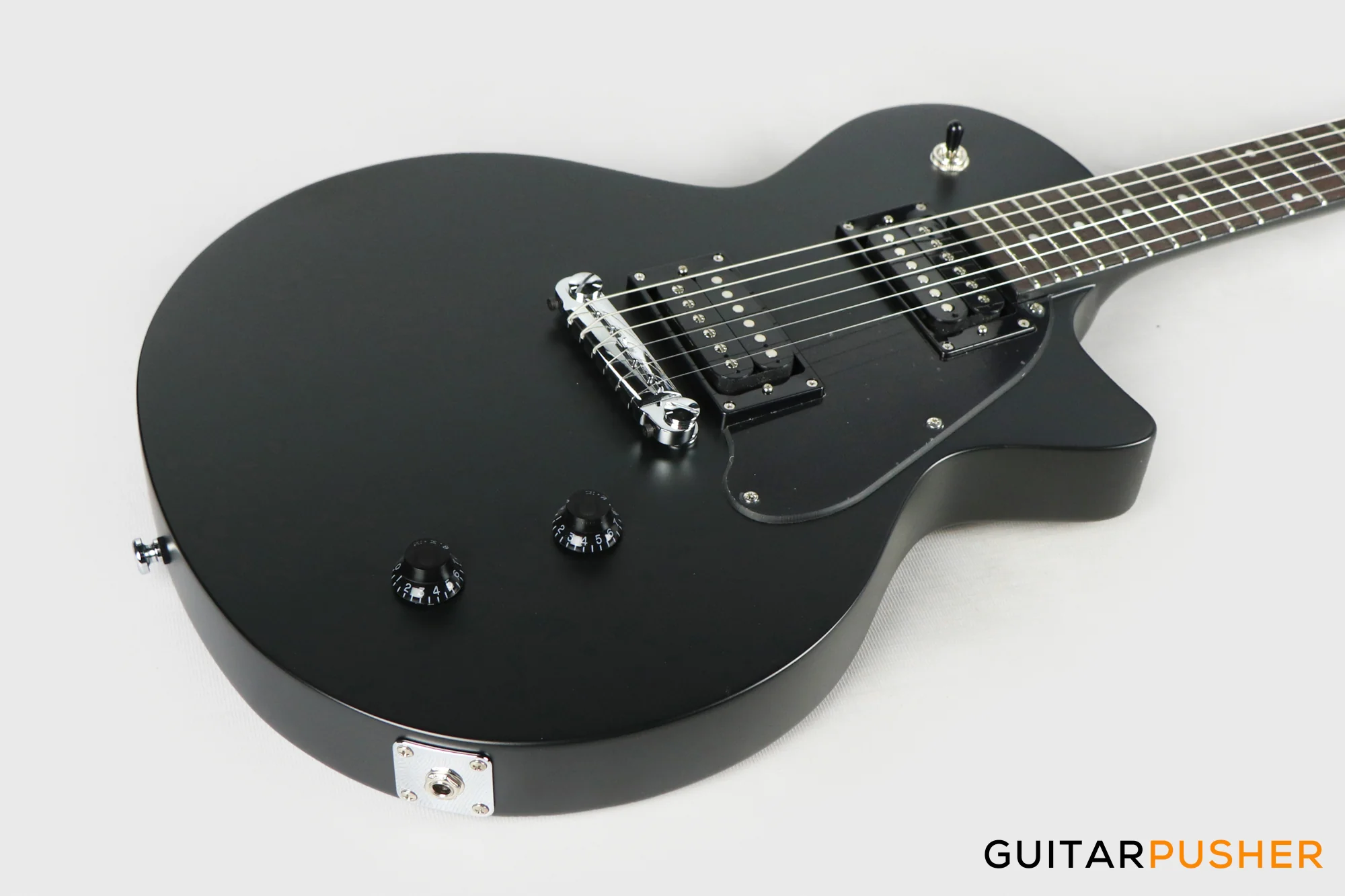 Sire L3 HH Singlecut Jr. Electric Guitar - Black Satin (2024) - Image 12