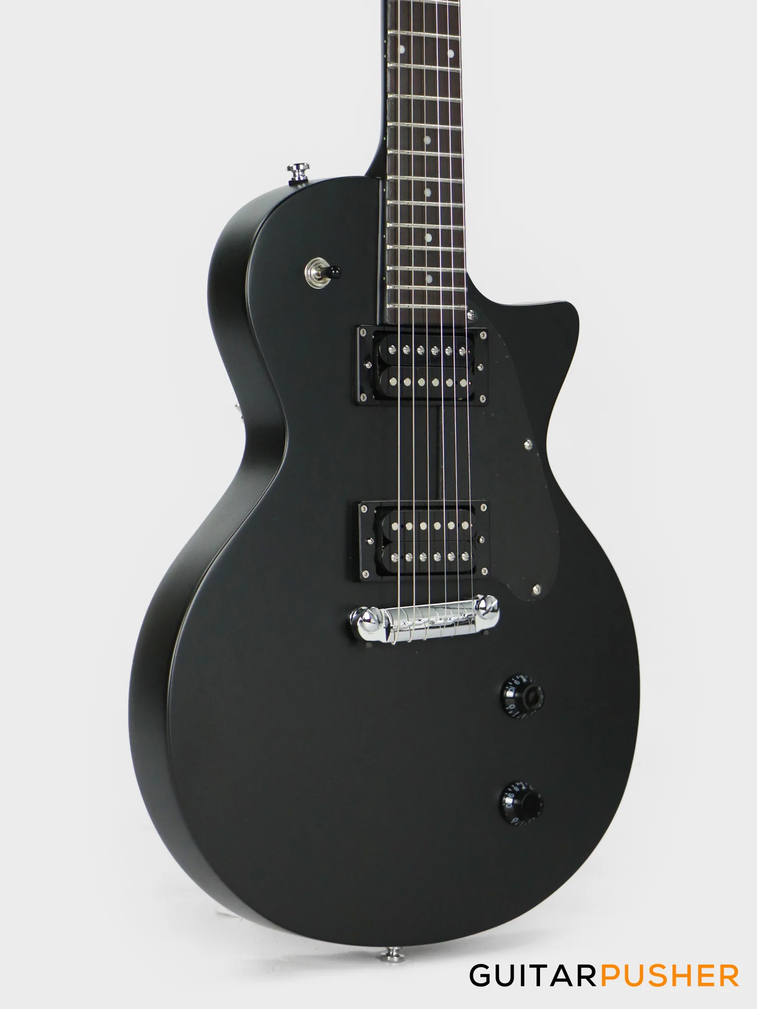 Sire L3 HH Singlecut Jr. Electric Guitar - Black Satin (2024) - Image 5