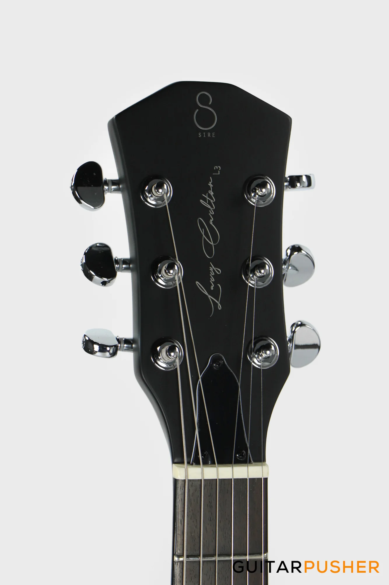 Sire L3 HH Singlecut Jr. Electric Guitar - Black Satin (2024) - Image 6