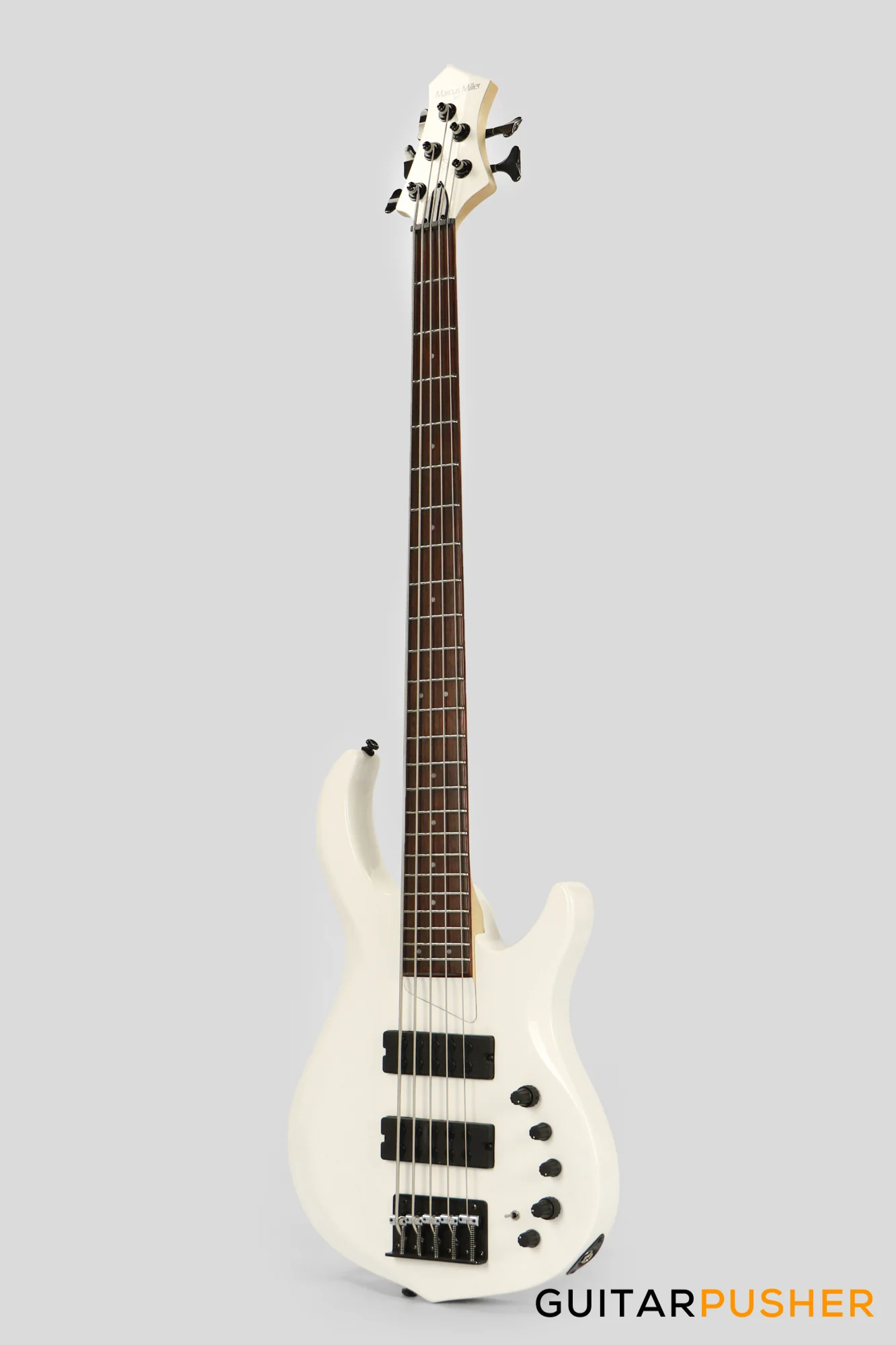 Sire M2 5-String Bass (2023) - Pearl White - Image 7