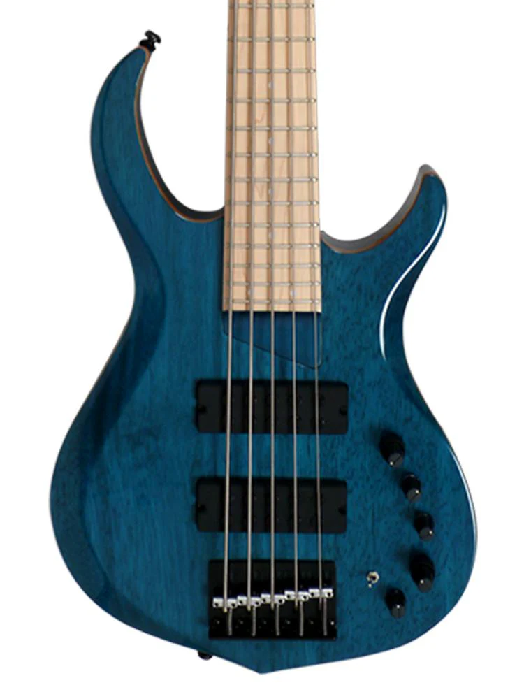 Sire M2 5-String Bass (2nd Gen) with Premium Gig Bag - Transblue