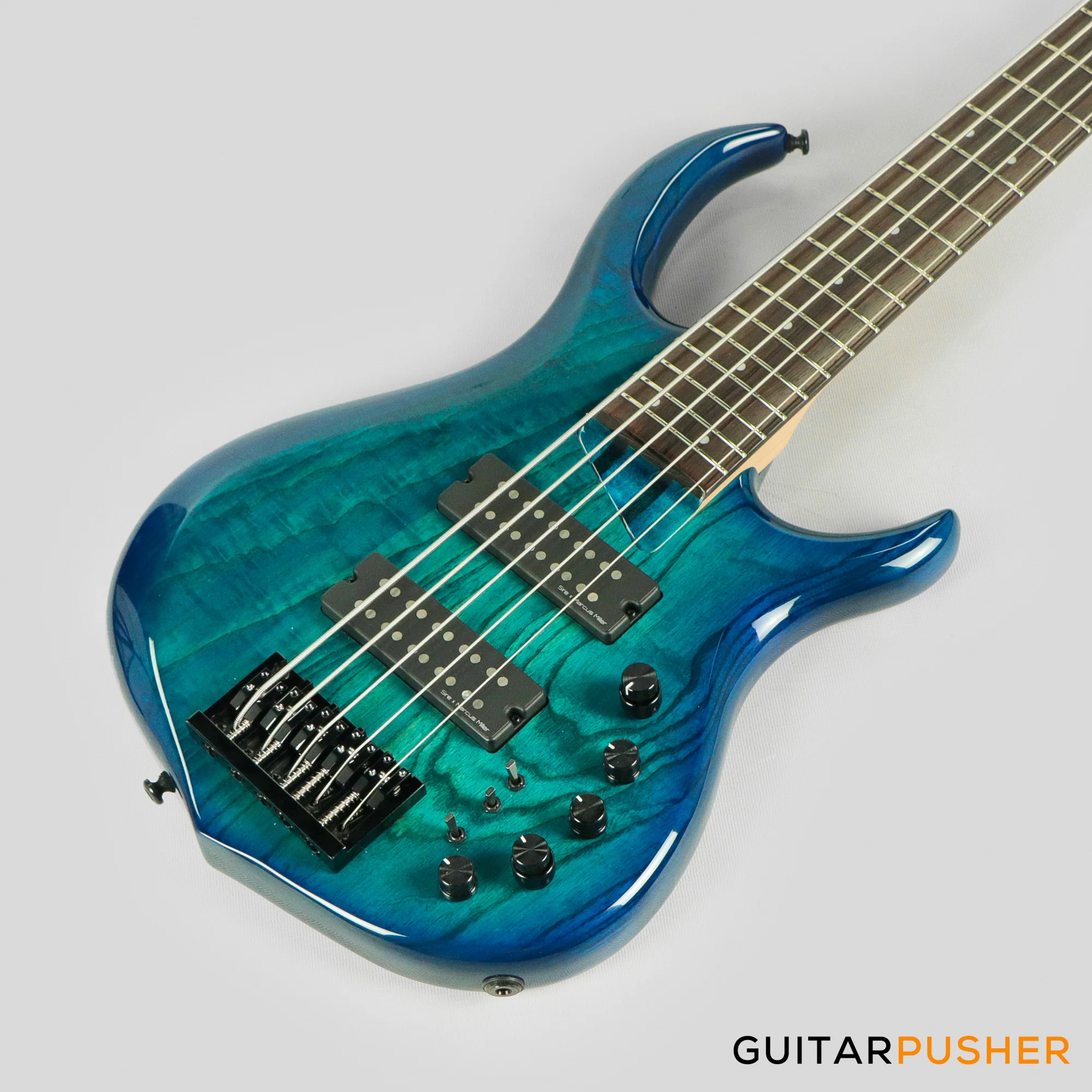 Sire M5 Swamp Ash 5-String Bass with Premium Gig Bag - Transblue (2023) - Image 10