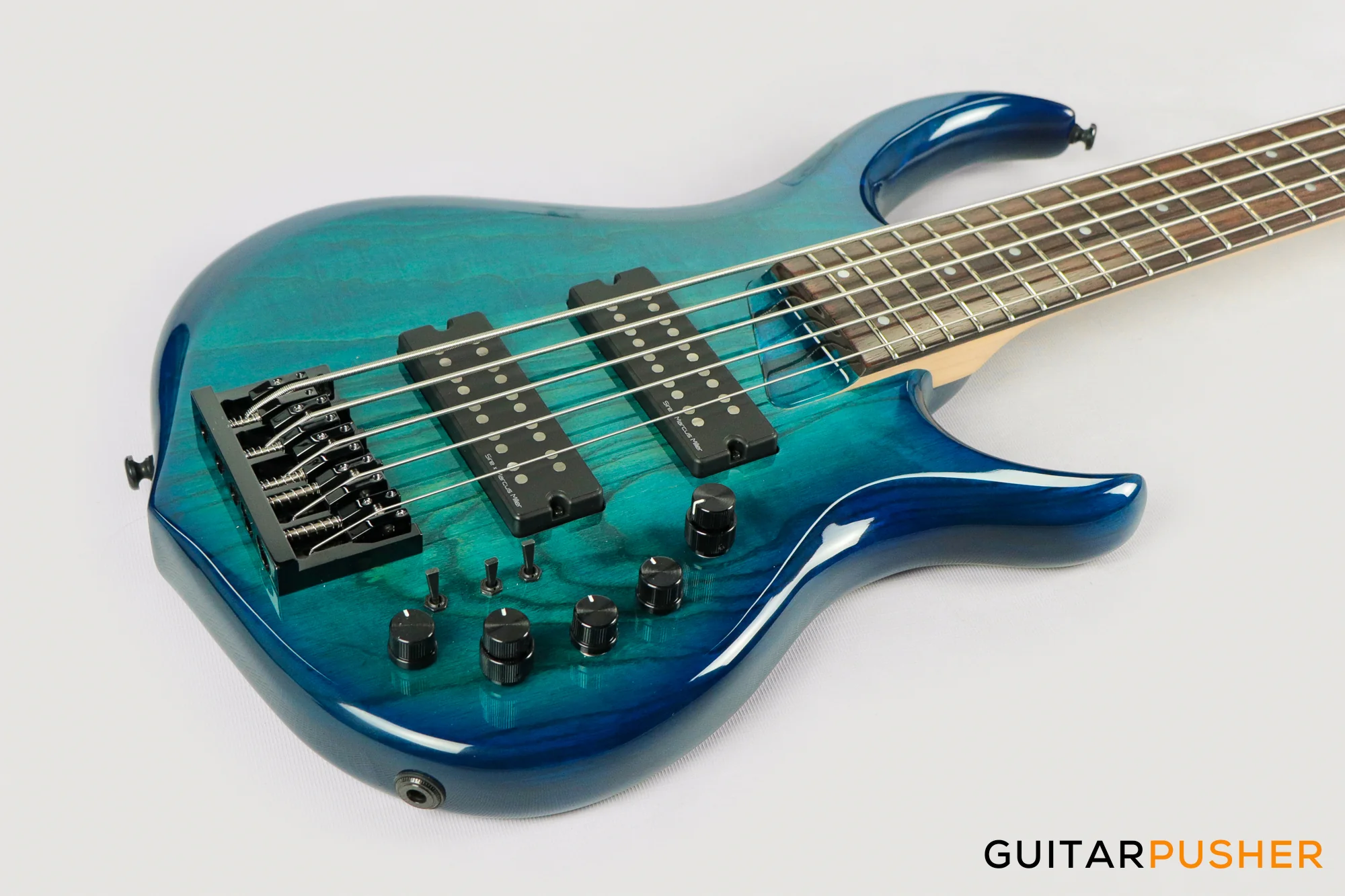 Sire M5 Swamp Ash 5-String Bass with Premium Gig Bag - Transblue (2023) - Image 11