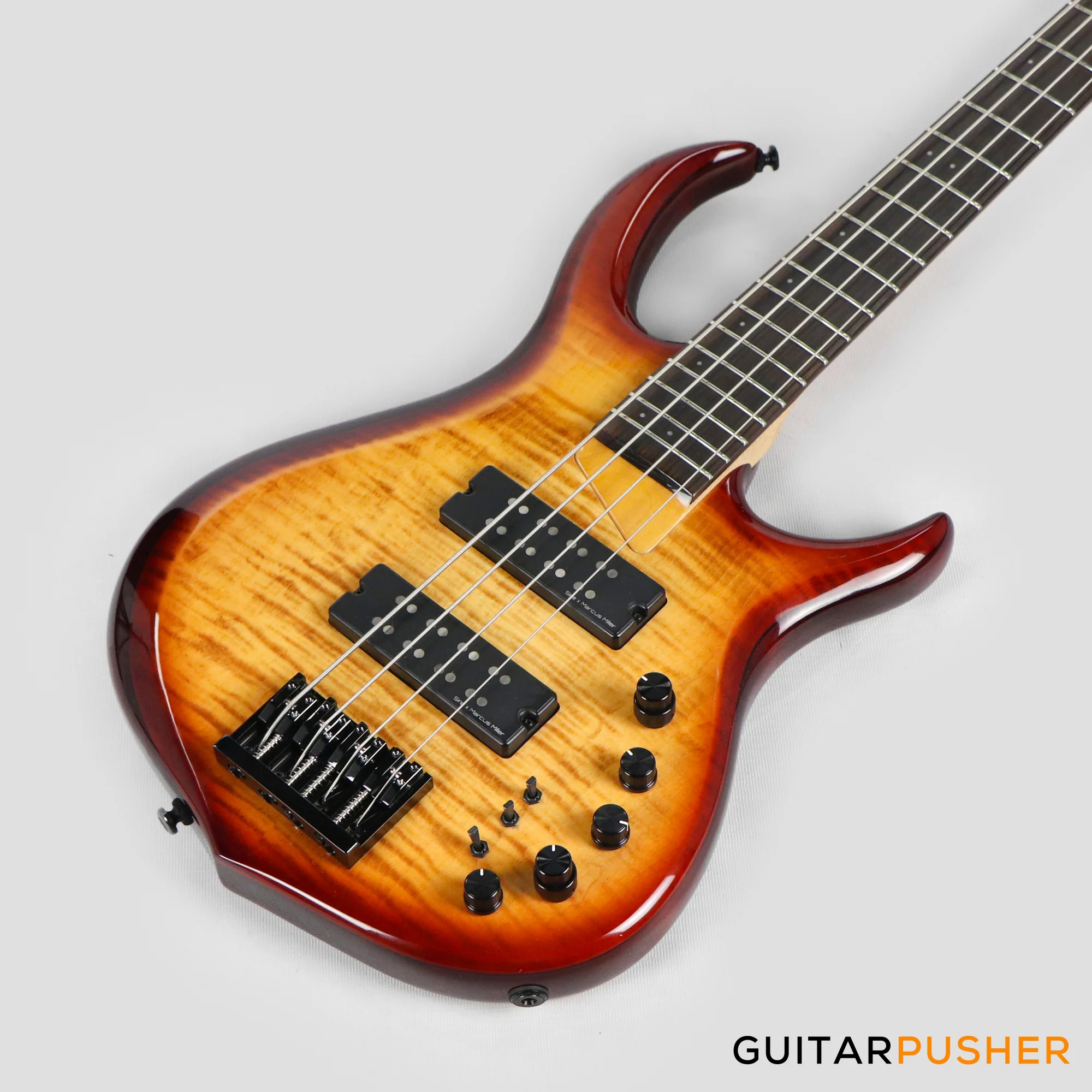 Sire M7 Alder 4-String Bass - Brown Sunburst Satin (2023) - Image 11