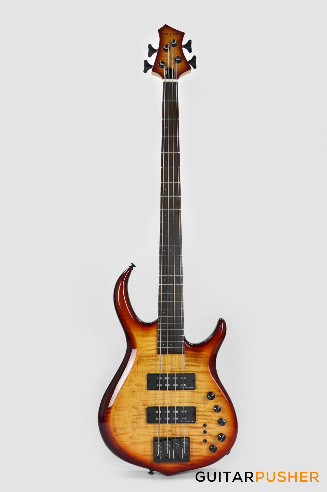 Sire M7 Alder 4-String Bass - Brown Sunburst Satin (2023) - Image 2