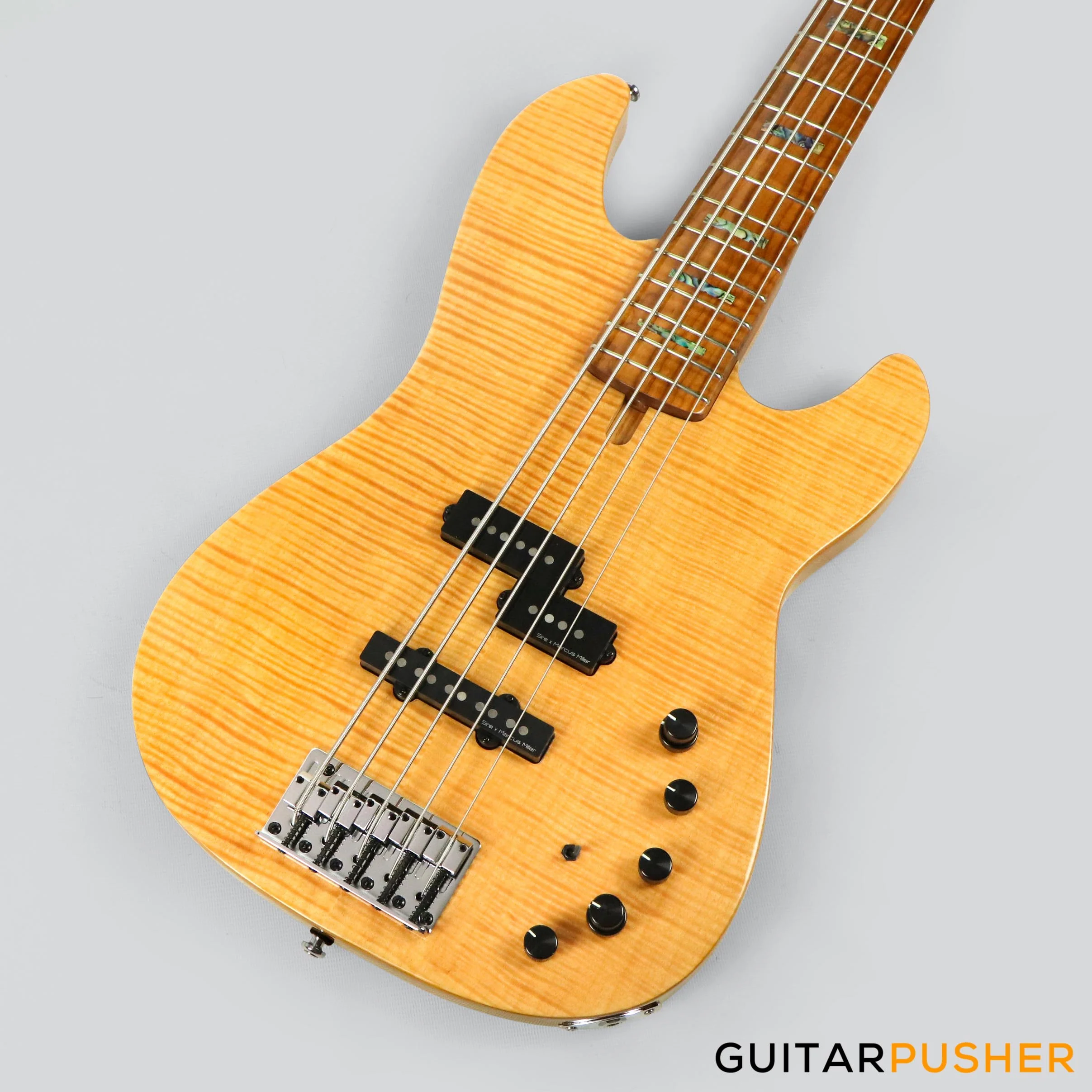 Sire P10 Alder 5-String Bass with Premium Gigbag - Natural - Image 12