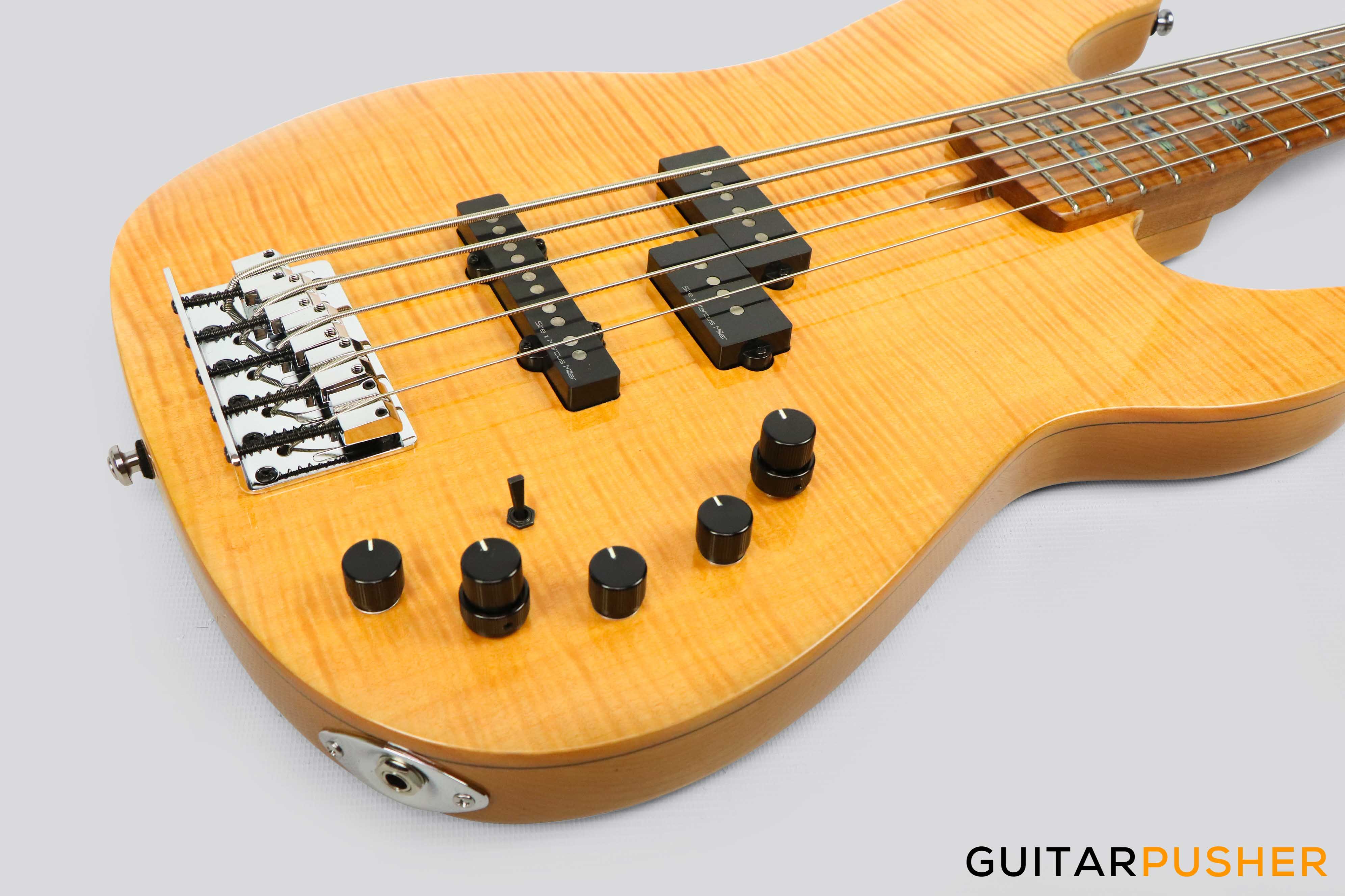 Sire P10 Alder 5-String Bass with Premium Gigbag - Natural - Image 14