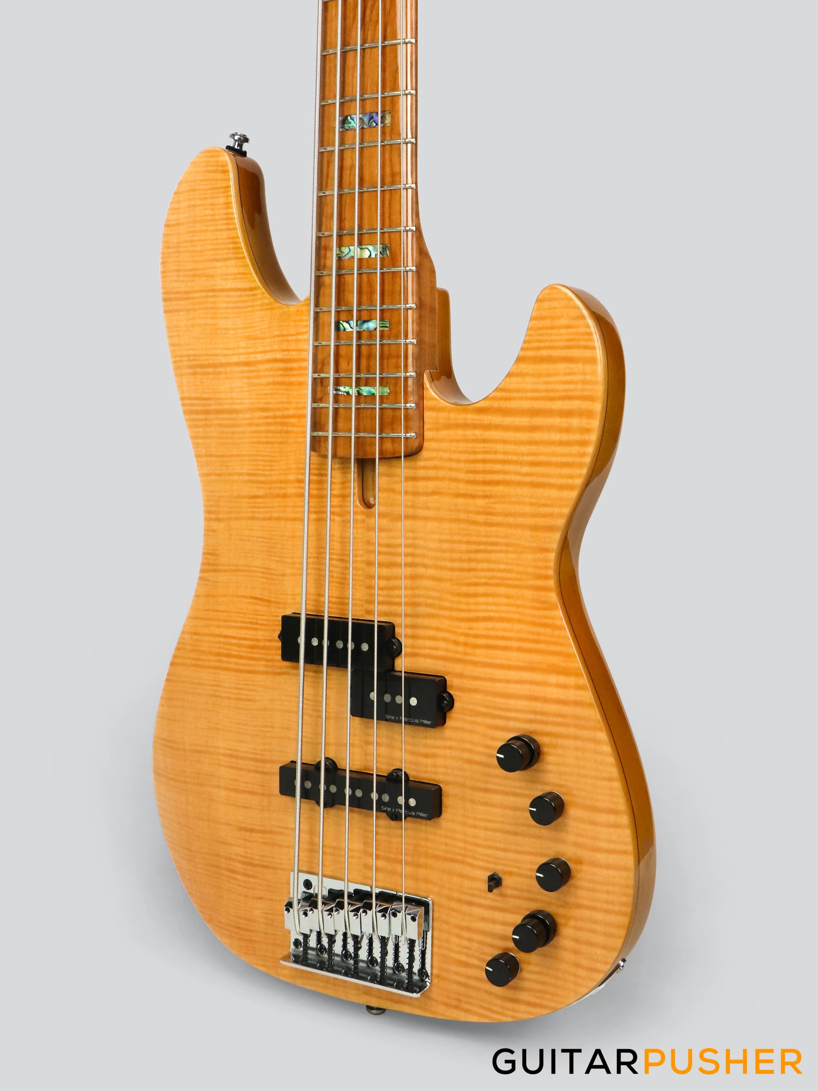 Sire P10 Alder 5-String Bass with Premium Gigbag - Natural - Image 8