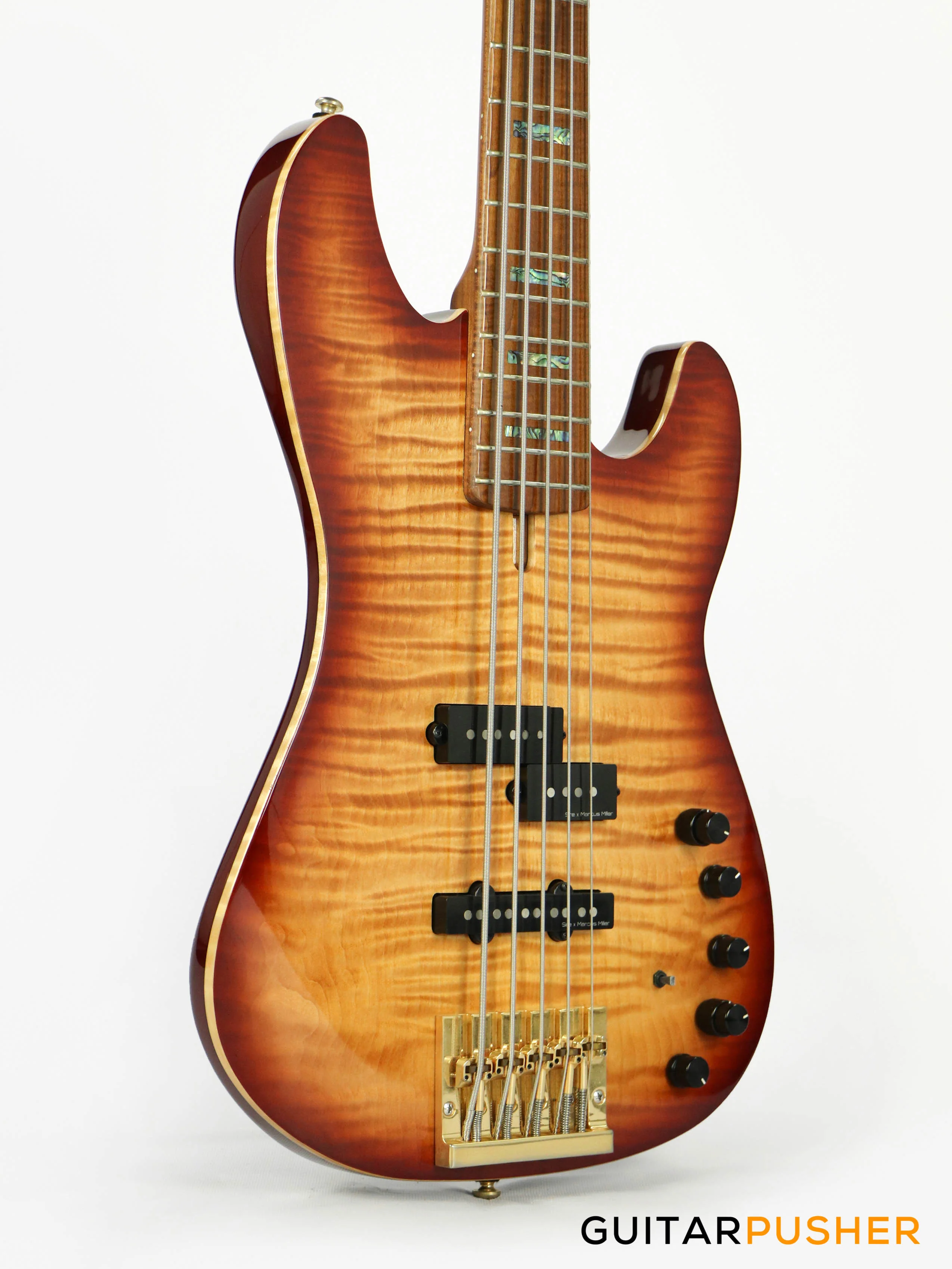 Sire P10dx Alder 5-String Bass - Tobacco Sunburst (2023) - Image 10