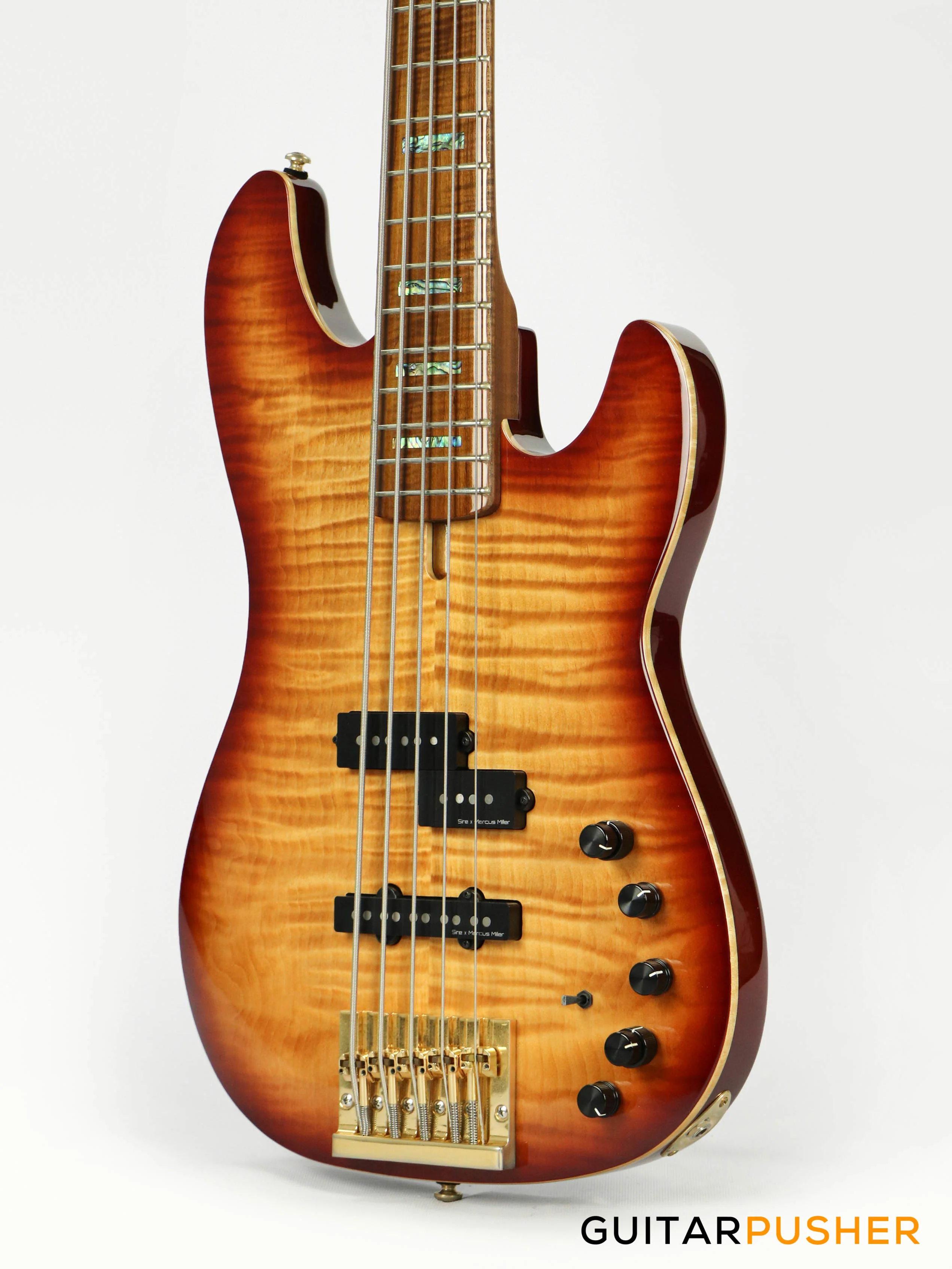 Sire P10dx Alder 5-String Bass - Tobacco Sunburst (2023) - Image 13