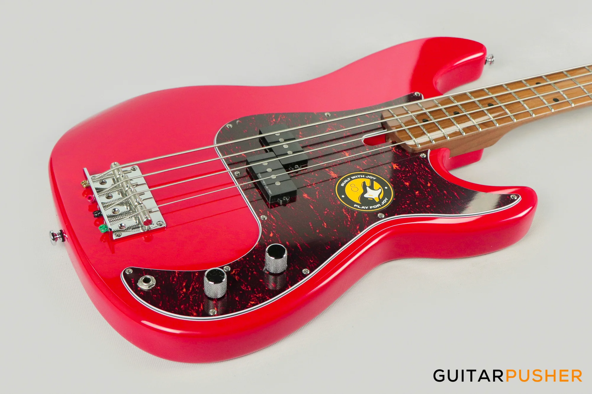 Sire P5 Alder 4-String Bass Guitar with Premium Gig Bag - Dark Red (2023) - Image 12
