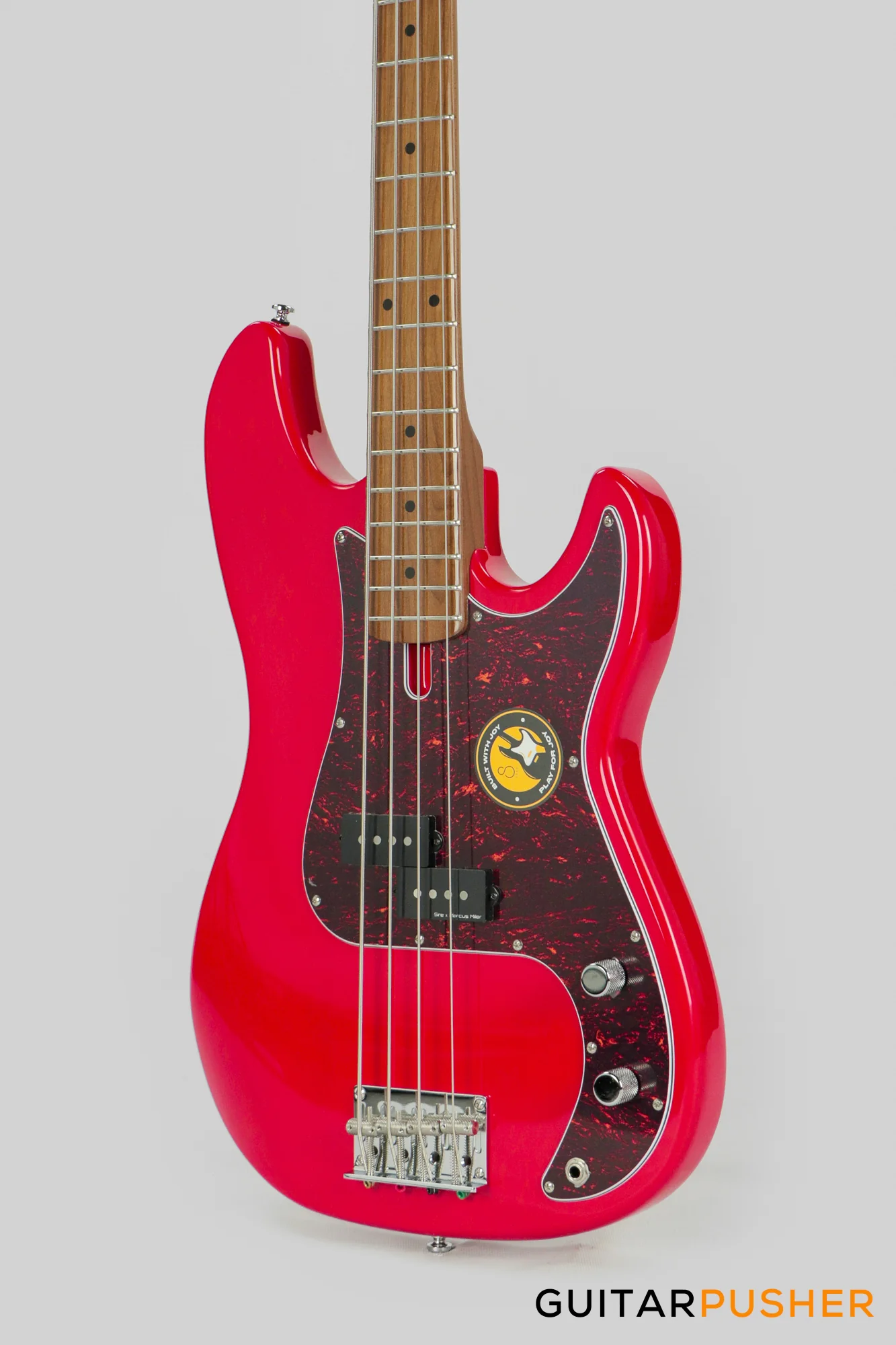 Sire P5 Alder 4-String Bass Guitar with Premium Gig Bag - Dark Red (2023) - Image 9