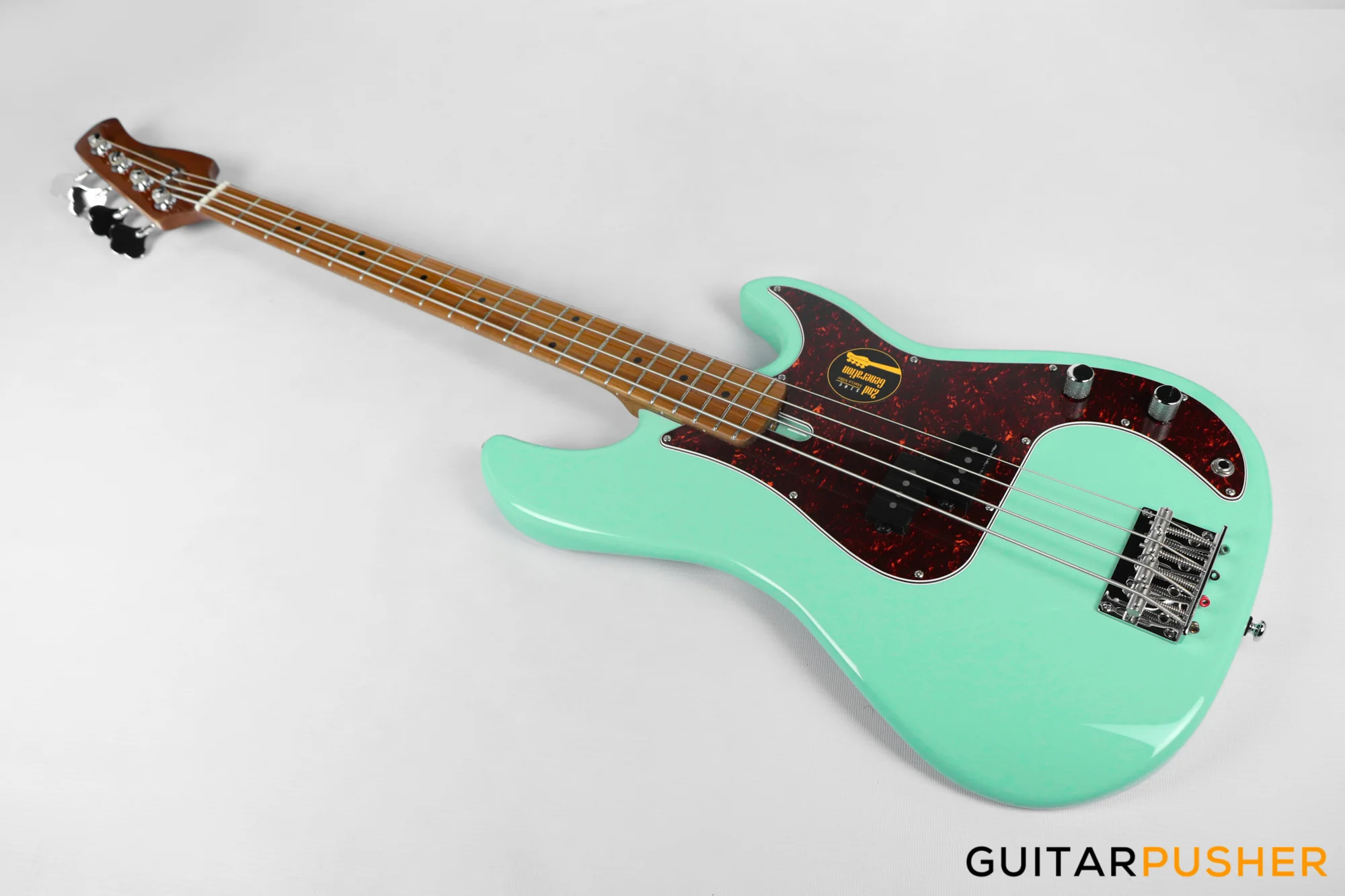 Sire P5 Alder 4-String Bass Guitar with Premium Gig Bag - Mild Green (2023) - Image 9