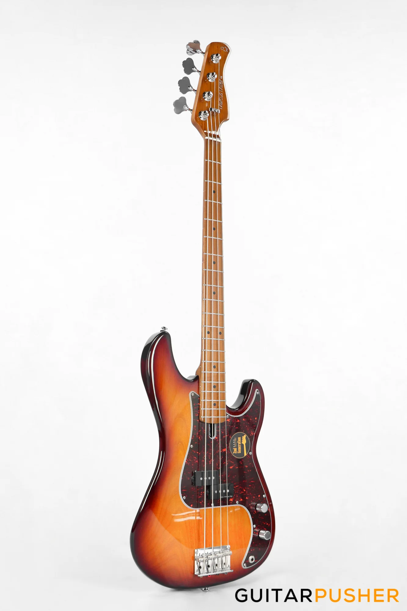 Sire P5 Alder 4-String Bass Guitar with Premium Gig Bag - Tobacco Sunburst - Image 4