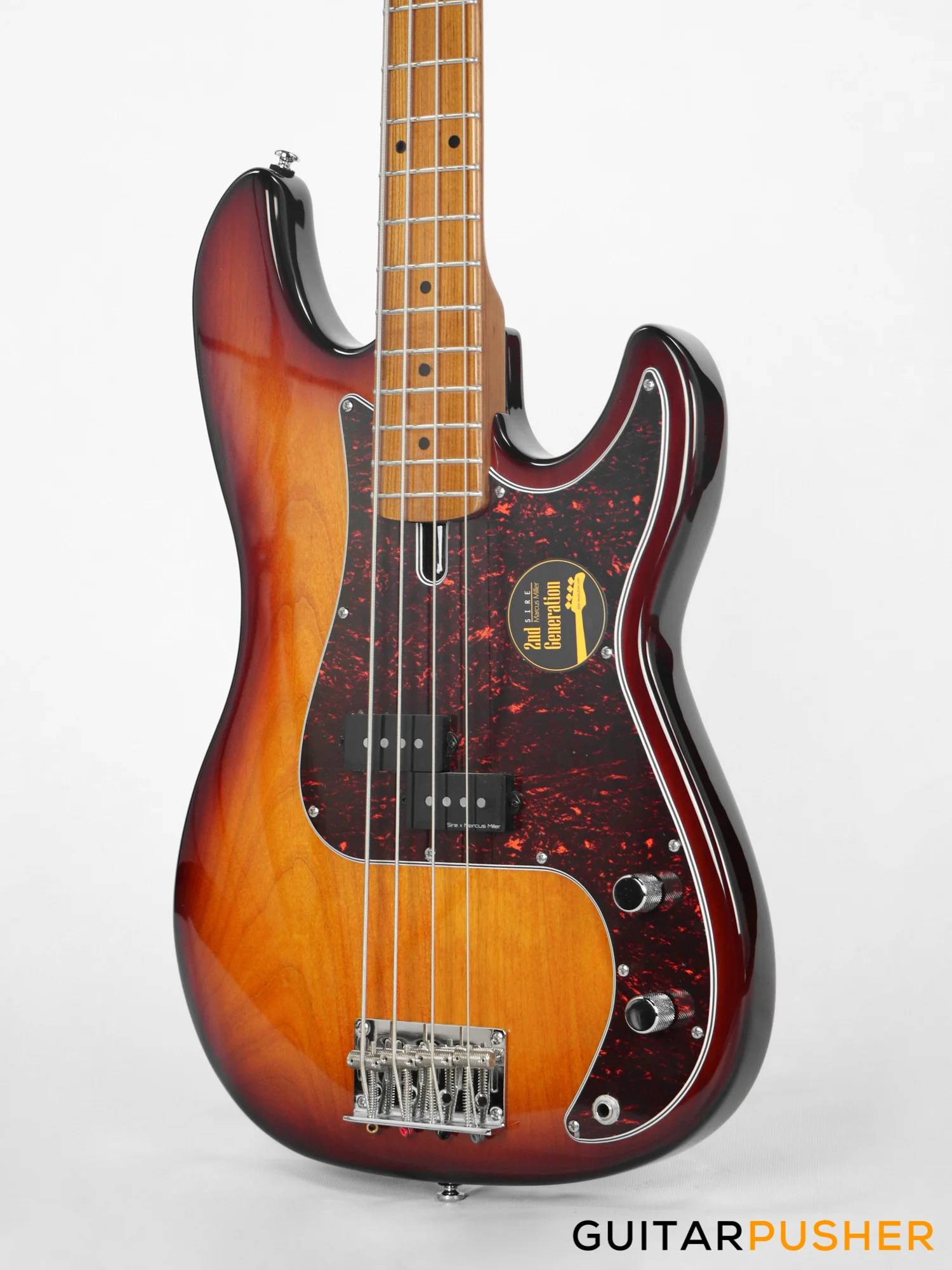 Sire P5 Alder 4-String Bass Guitar with Premium Gig Bag - Tobacco Sunburst - Image 7