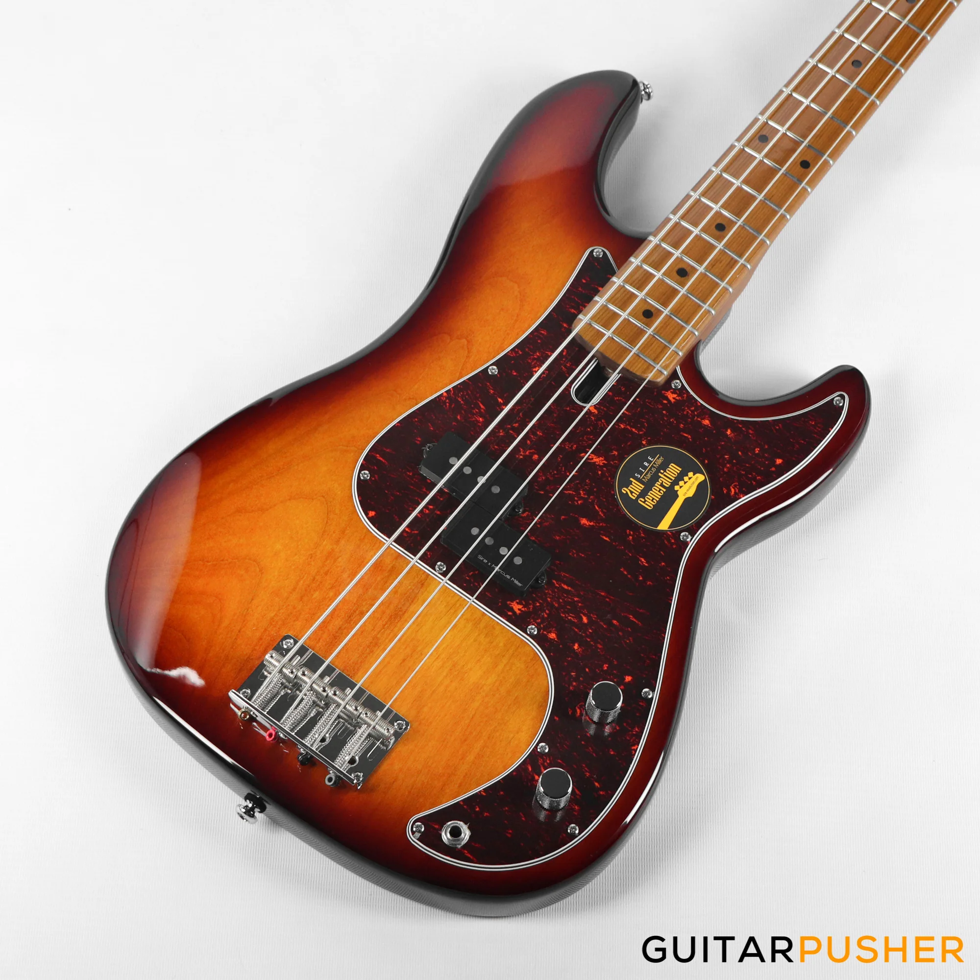 Sire P5 Alder 4-String Bass Guitar with Premium Gig Bag - Tobacco Sunburst - Image 8